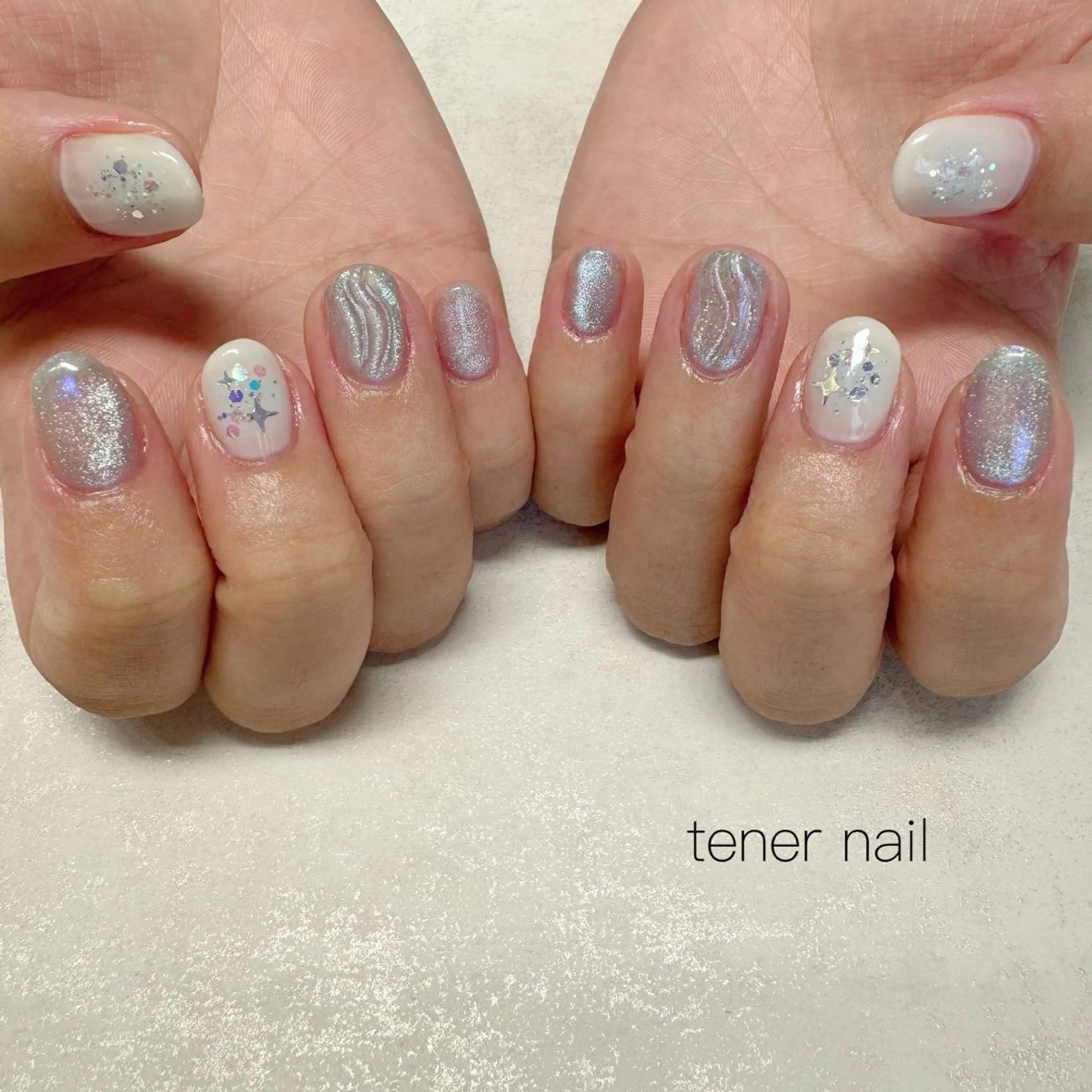 ネイル アートネイル マグネットネイル ハンドネイル tener  nail  テネルネイル所属・テネルネイル tener nailのネイルデザイン