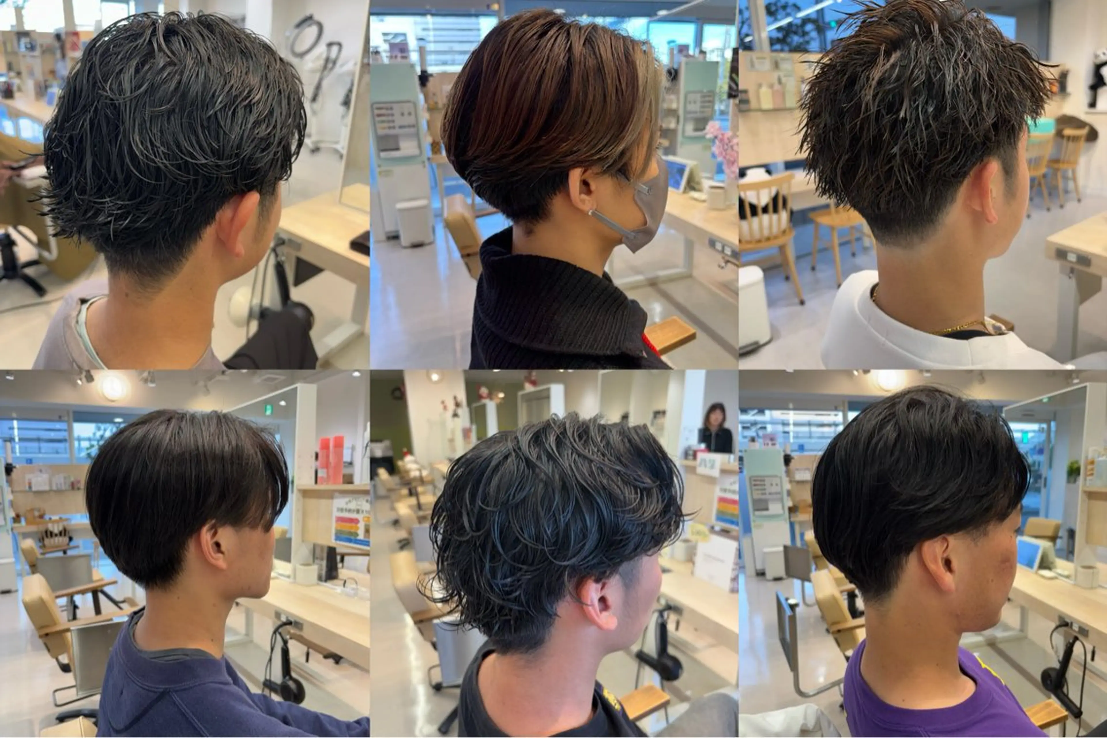 パーマ メンズ ビジネス メンズパーマ スペインカール 波巻きパーマ ニュアンスパーマ カット パーマ メンズパーマ/ スパイキー/フェードのヘアスタイル