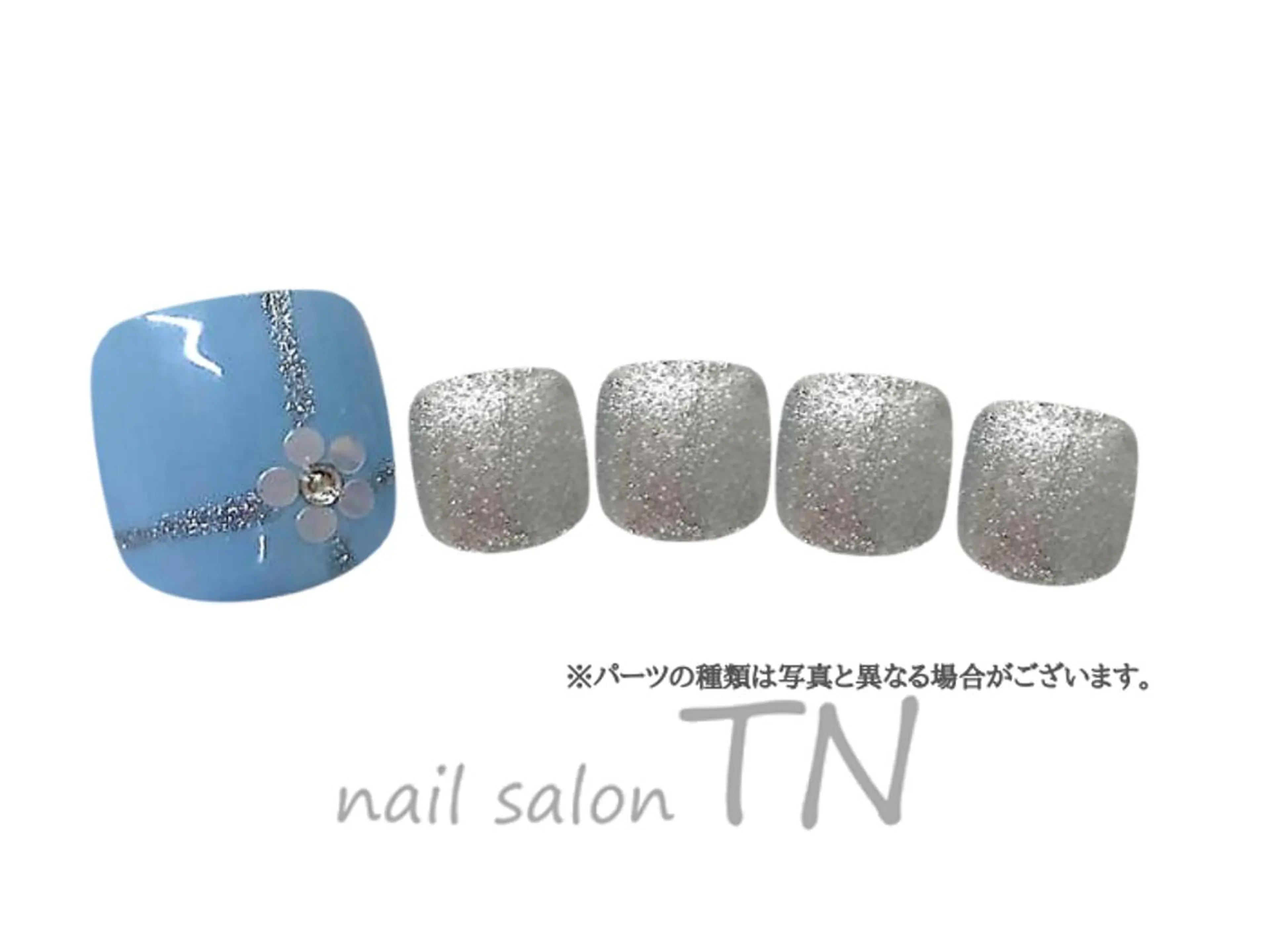 ネイル フットネイル 中島 実穂のネイルデザイン