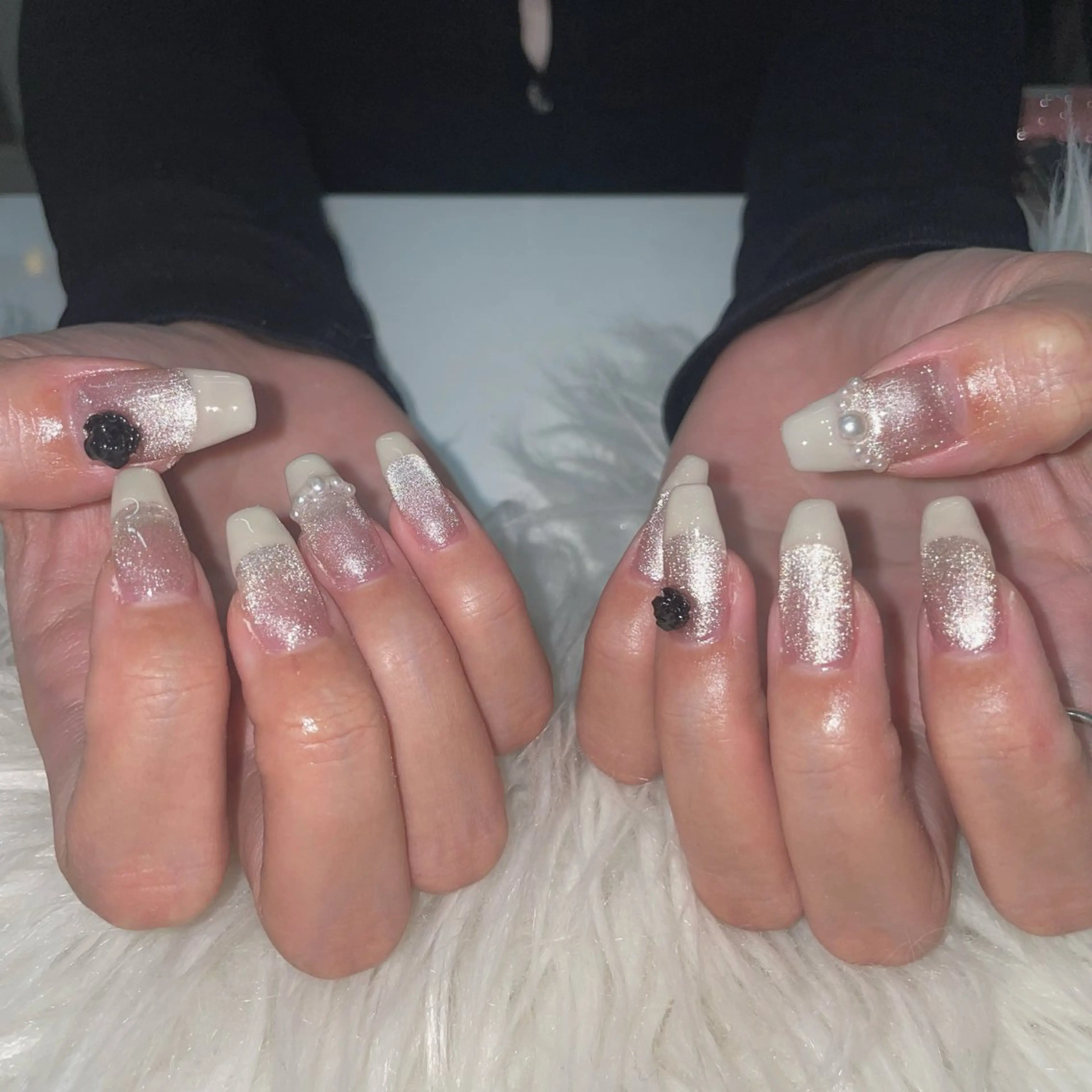 ネイル フレンチネイル マグネットネイル ハンドネイル WOLTOKYO 渋谷/RIAのネイルデザイン