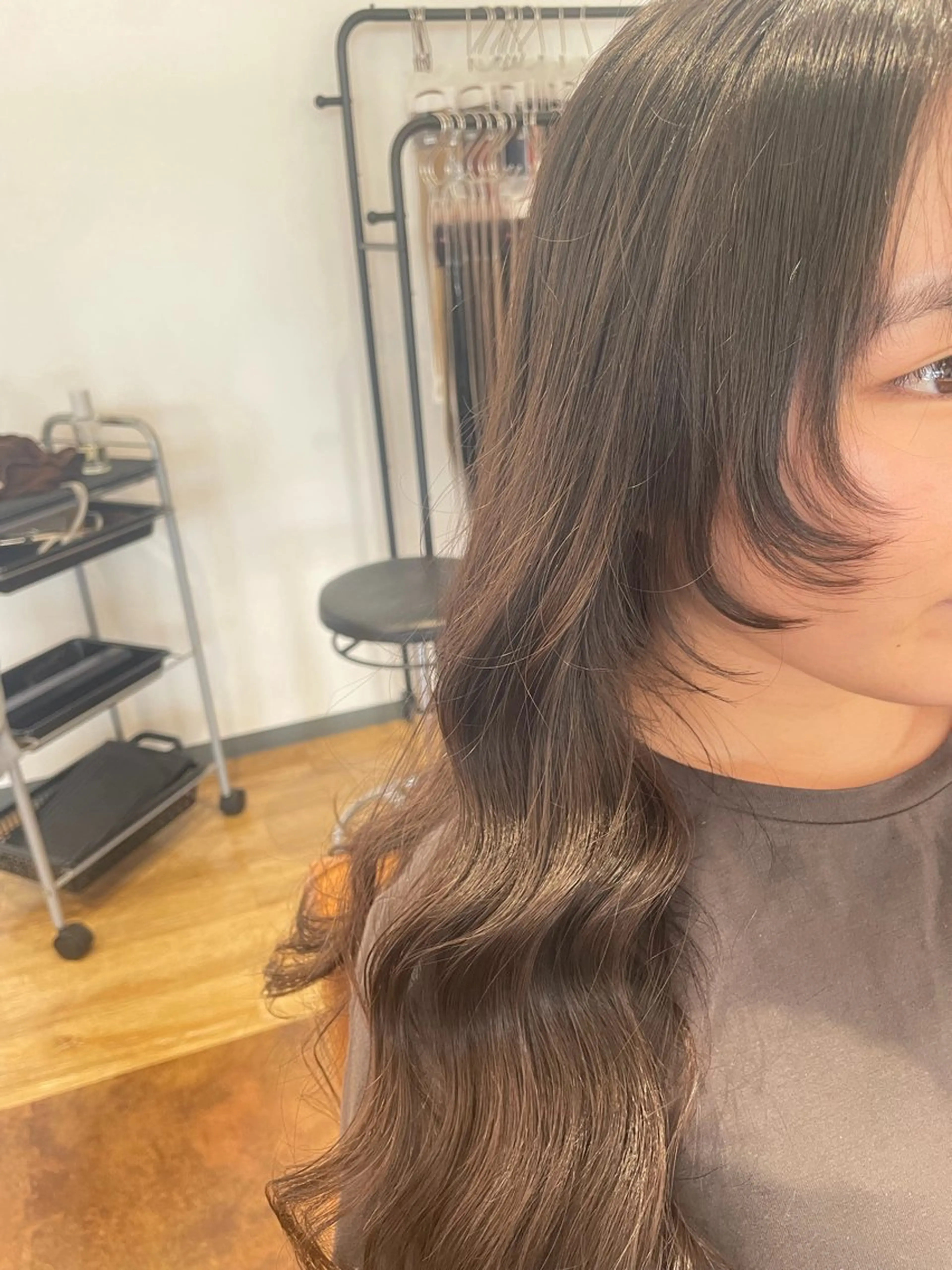 ロング 顔周りカット ウルフカット アンソメット筑後店 🎧RENA🎧のヘアスタイル