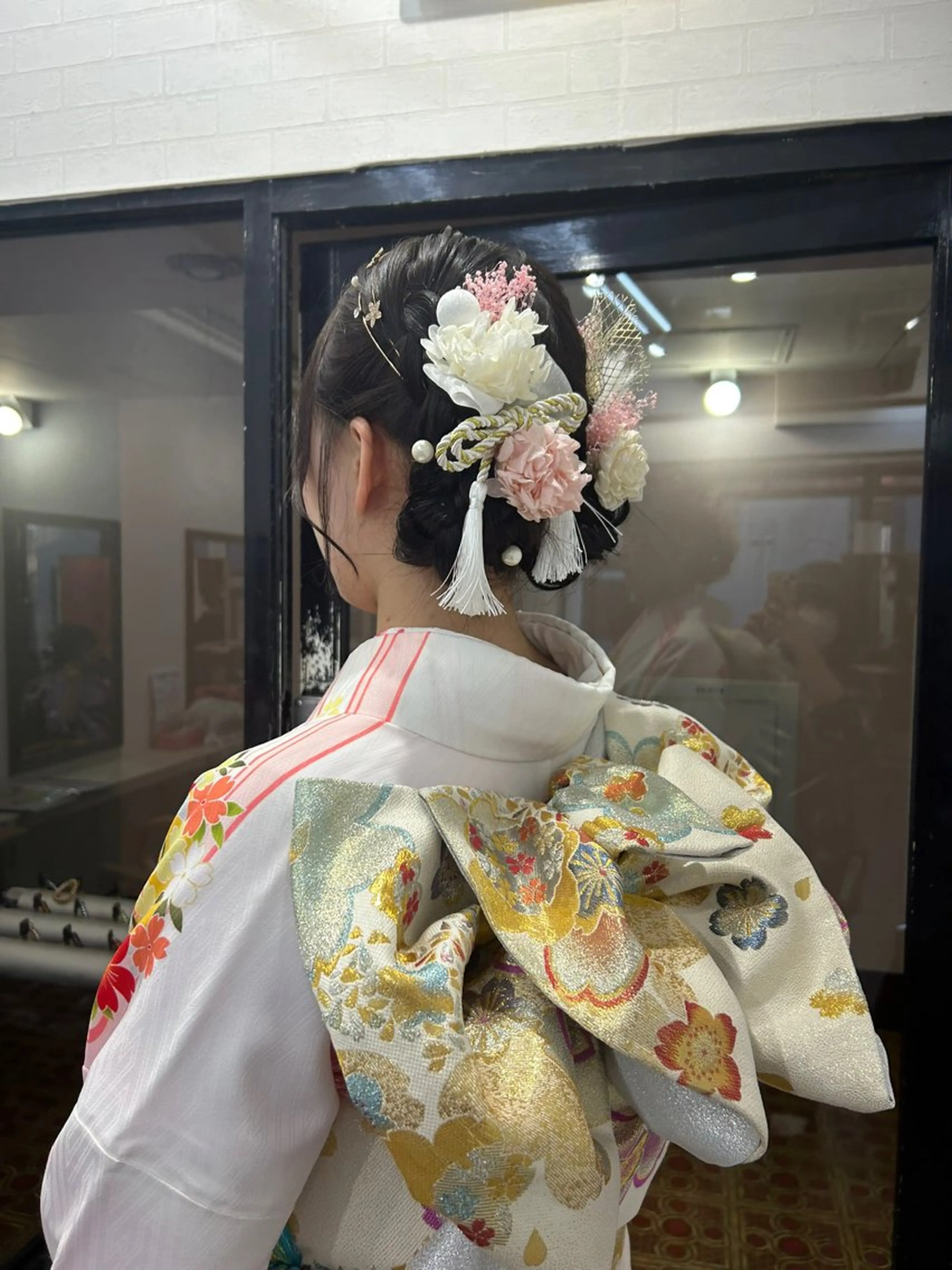 振袖着付の写真