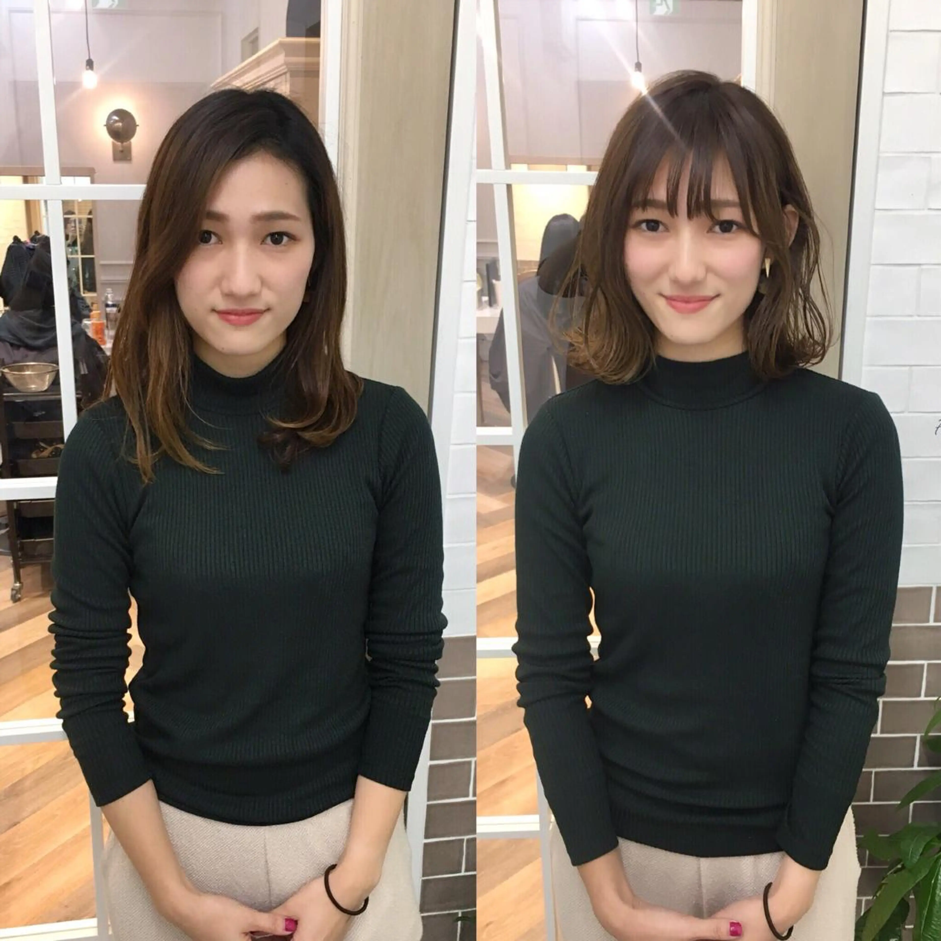ミディアム カラー カット ヘアカラー トリートメント NoWL所属・大人可愛いショート＊ NoWL栗原隆成のヘアスタイル