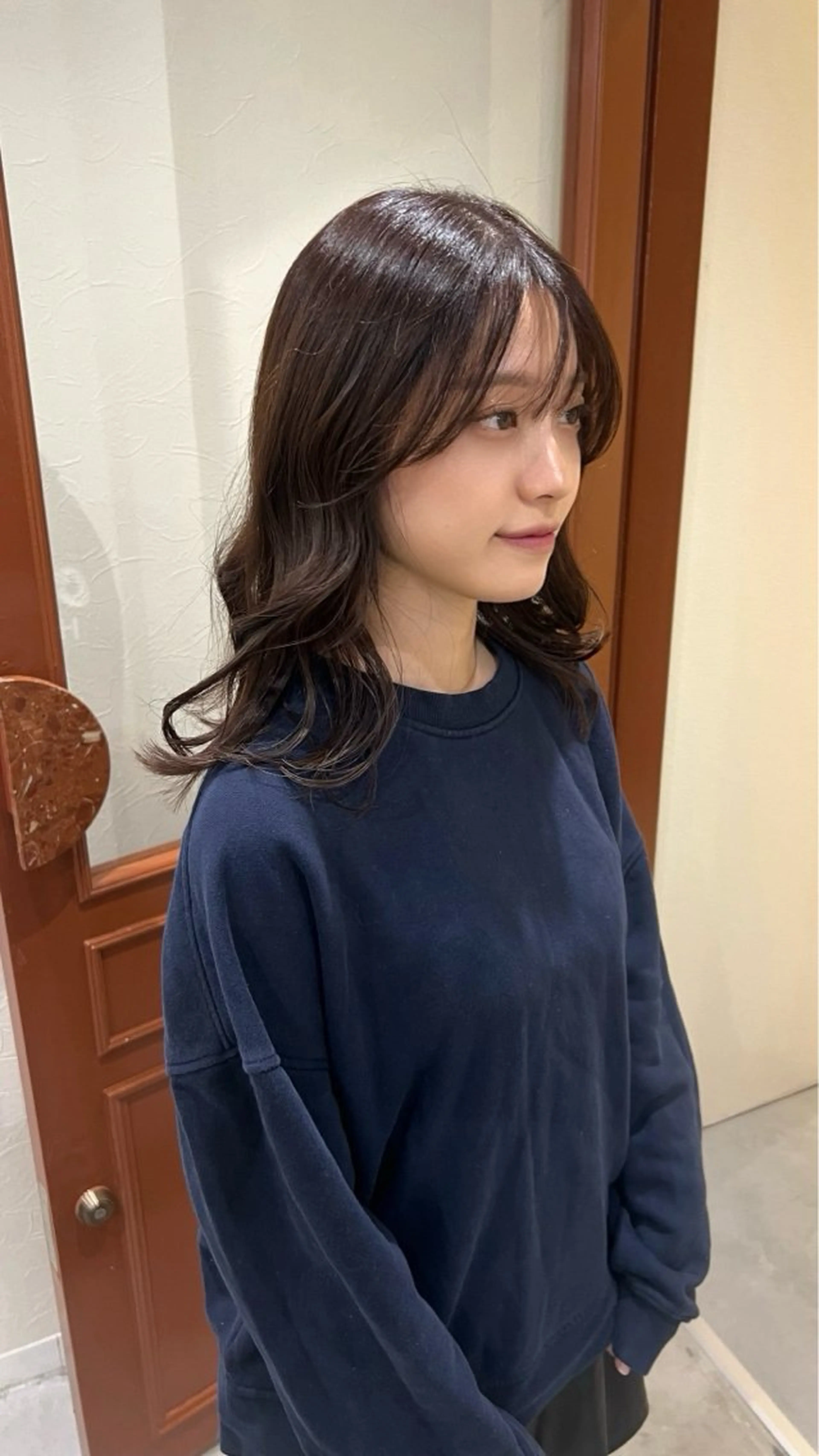 セミロング カラー ヘアカラー Kasumi /伏見 /髪質改善/ロングのヘアスタイル