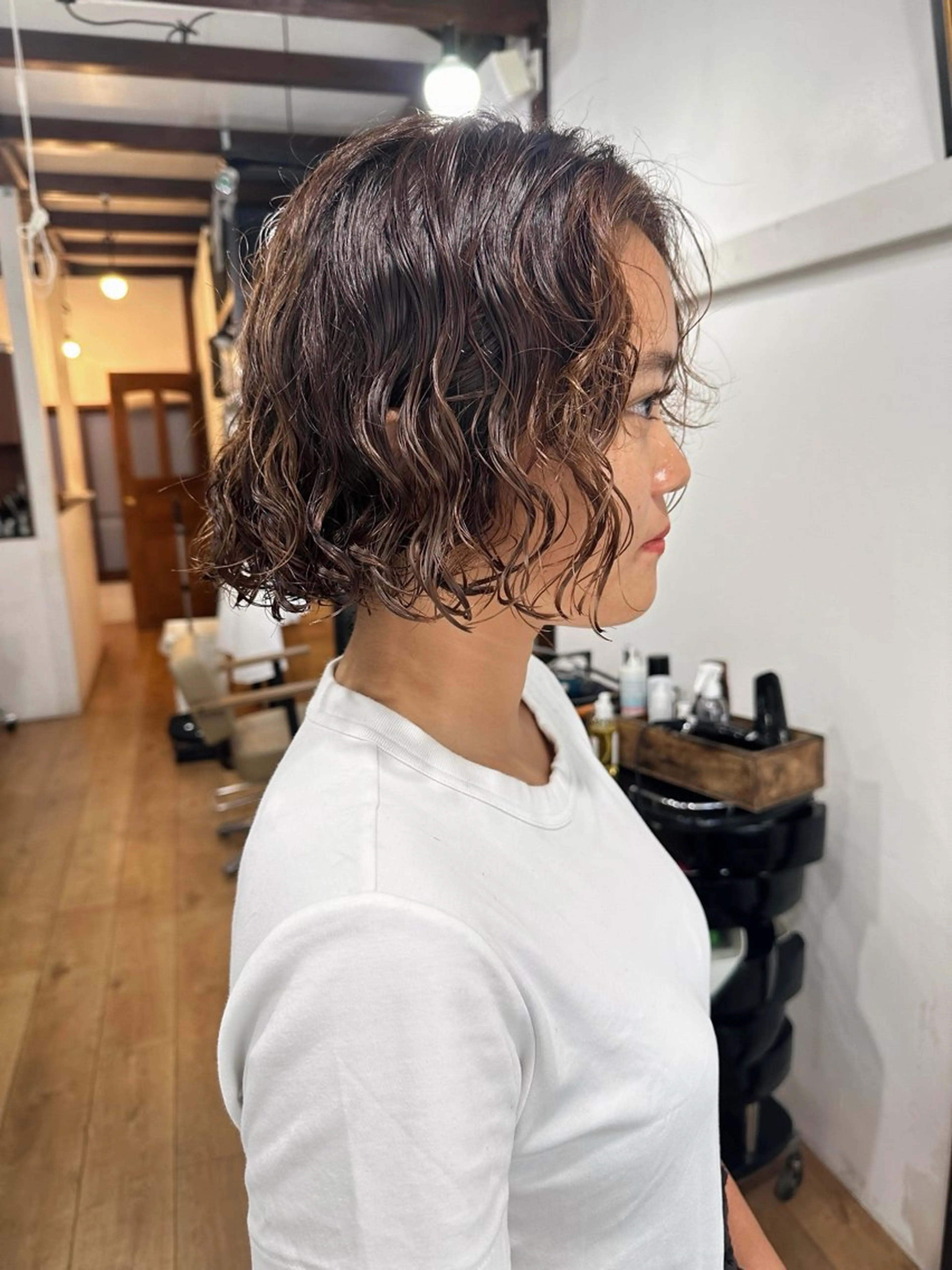 ショート パーマ ボブ カット パーマ トリートメント 【pejite】 Hinanoのヘアスタイル