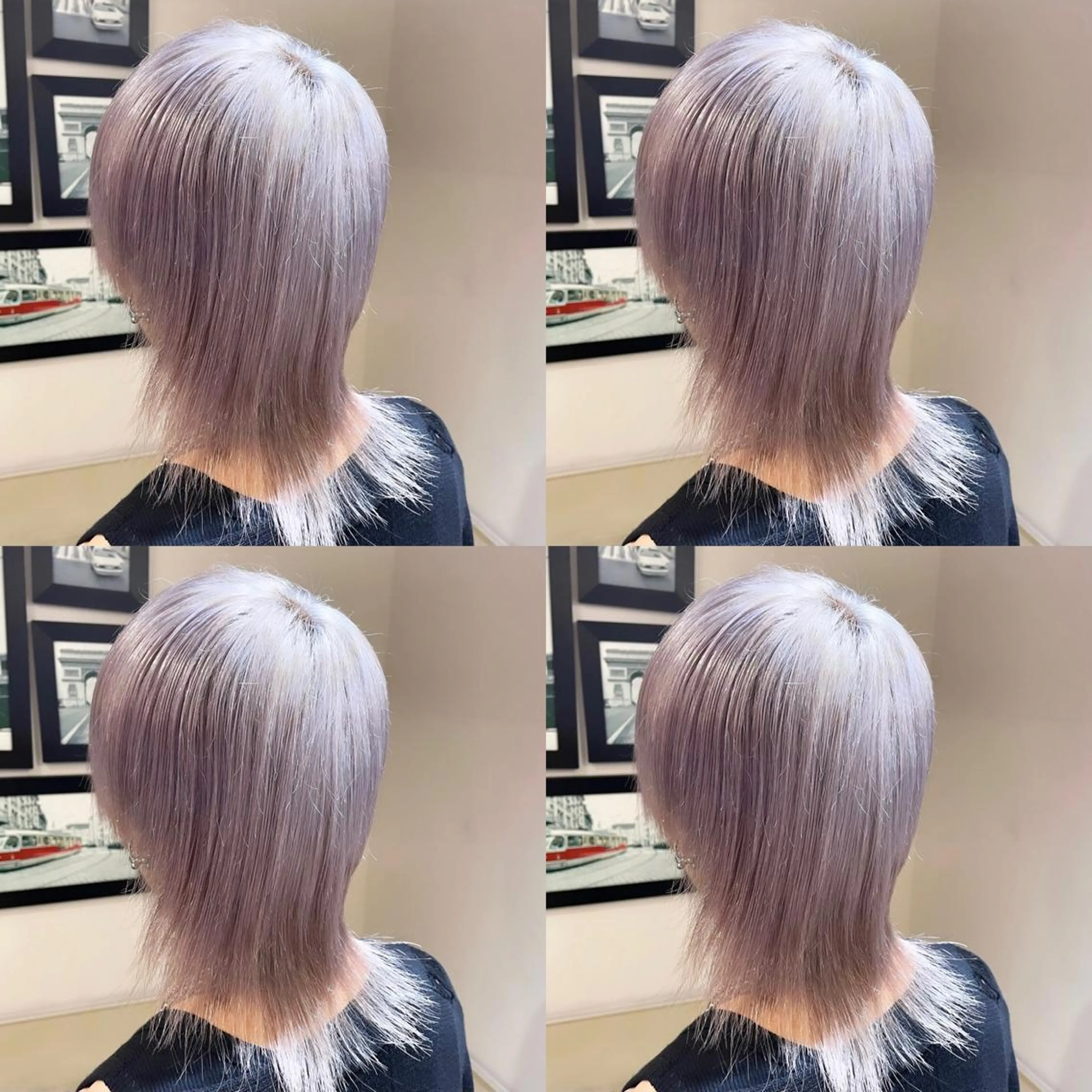 ショート カラー メンズ シルバー ホワイトシルバー 🌟トップデザイナー 高橋🌟のヘアスタイル