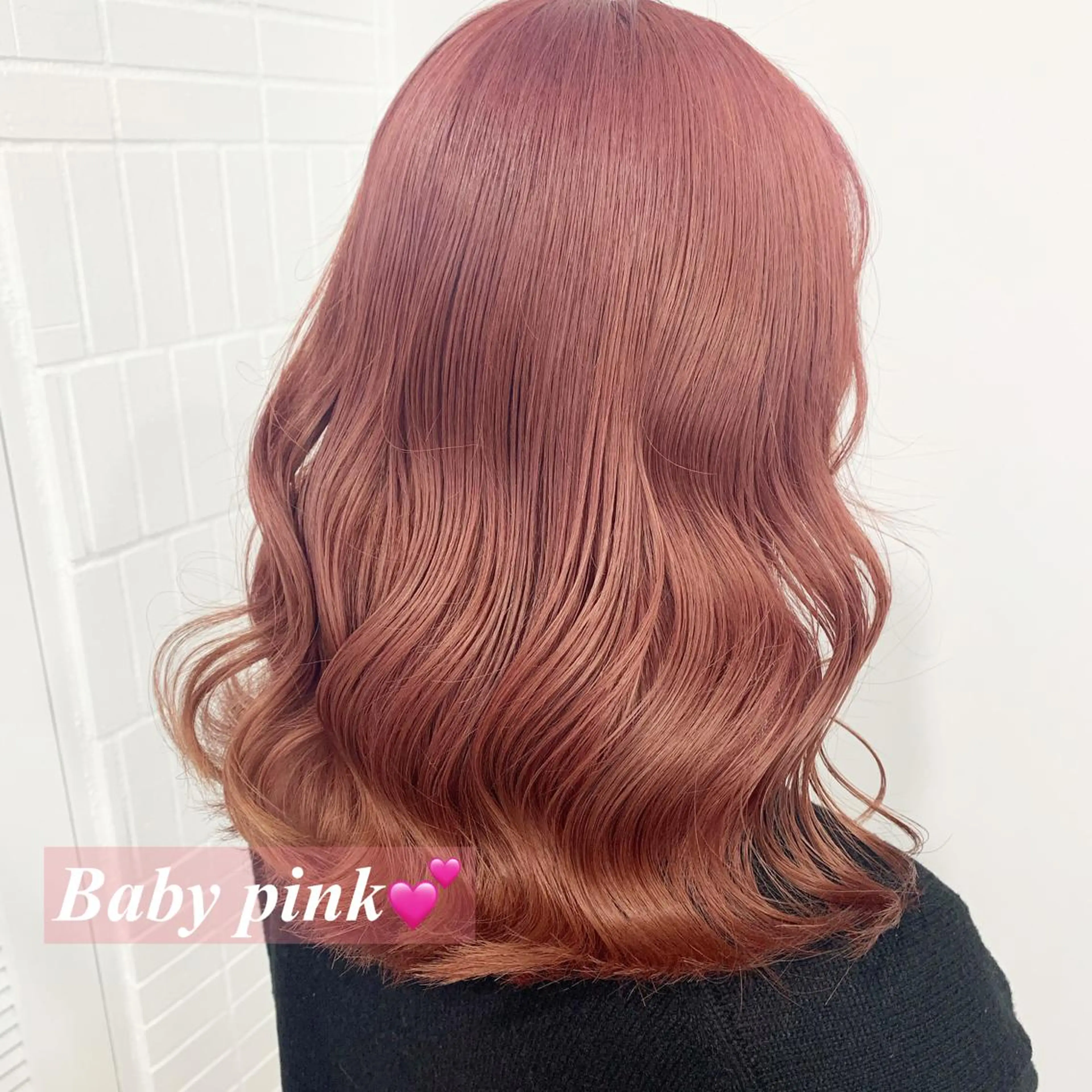 セミロング カラー ヘアアレンジ レイヤー×グレージュ /ピンク🩷mioのヘアスタイル