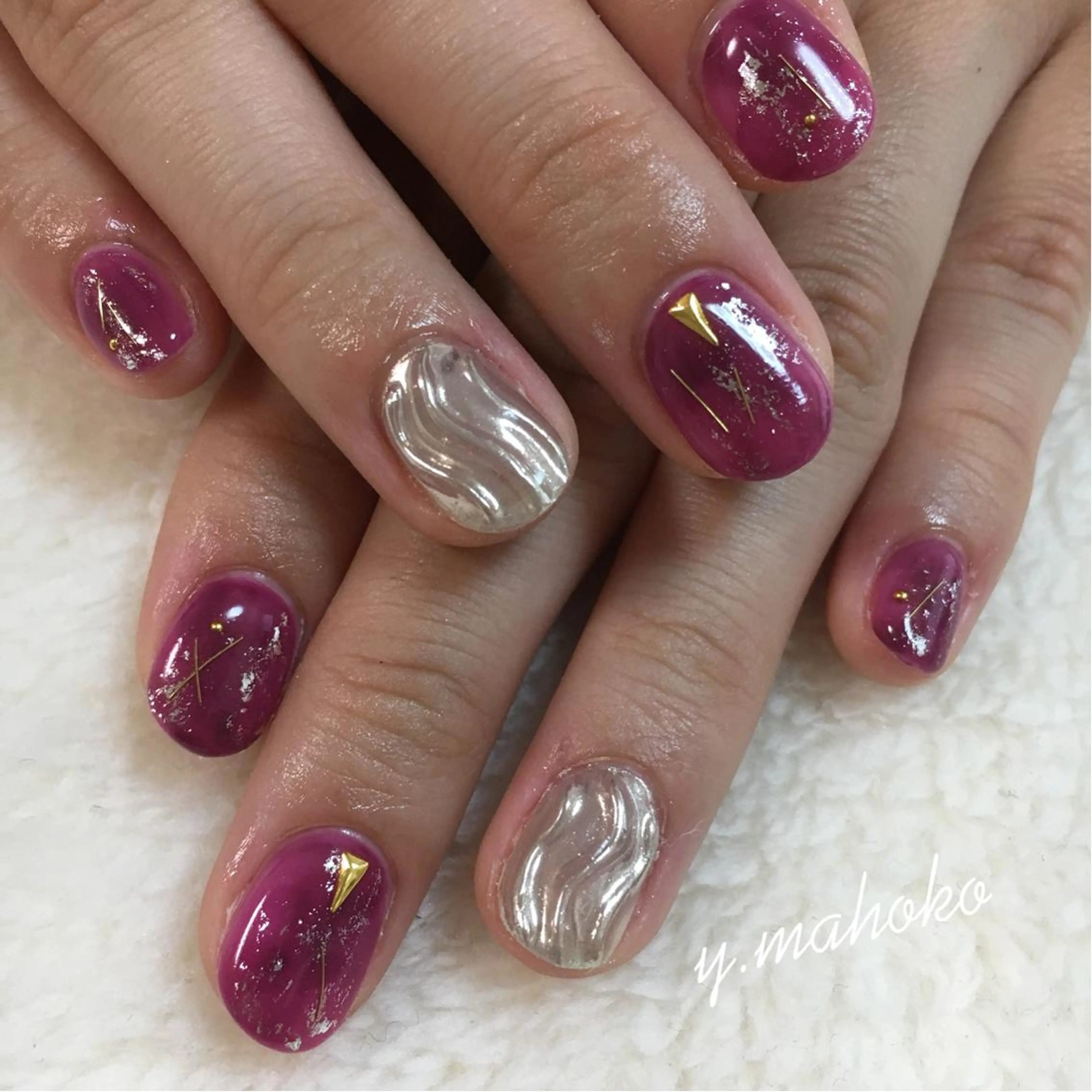 ネイル She nail studio 原宿所属・パラジェル有/ スカルプ/mahoのネイルデザイン