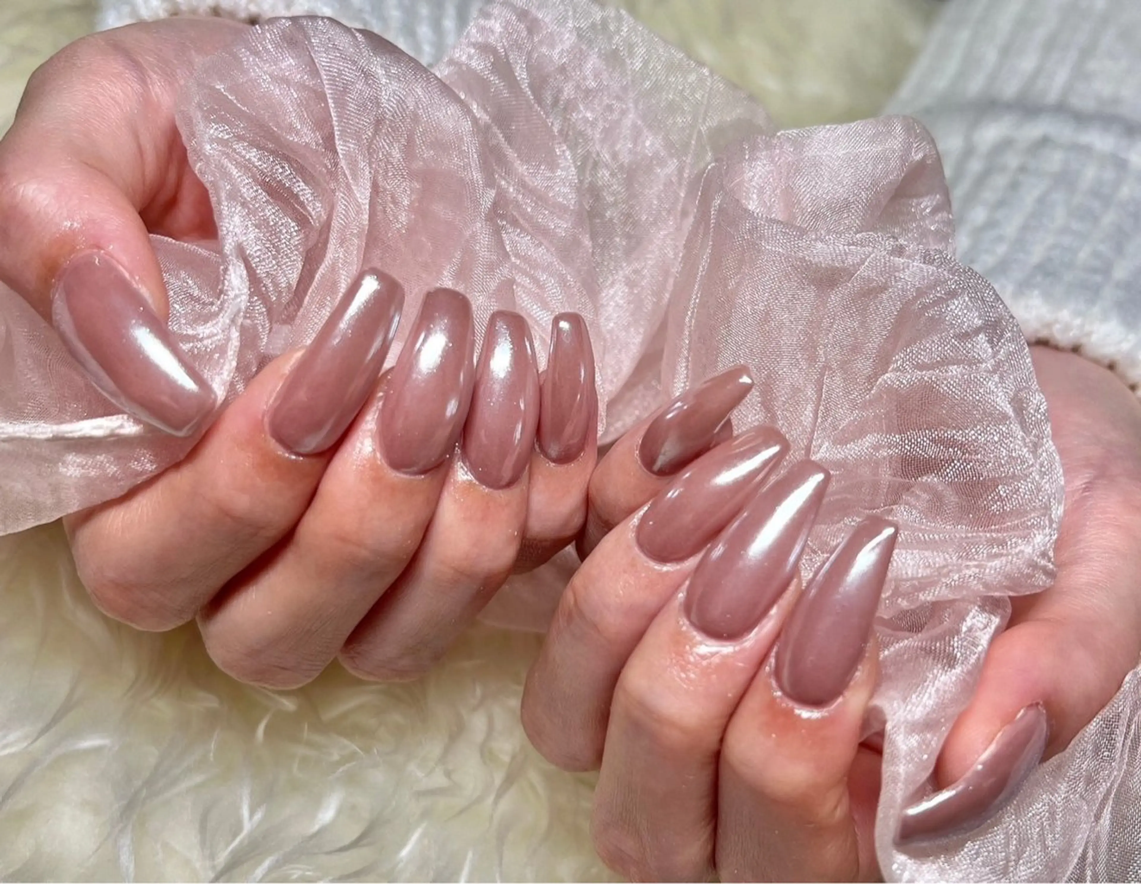 ネイル 長さ出し フレンチネイル ジェルネイル グラデーション ハート ハンドネイル Nail&eye Belire 新宿のネイルデザイン