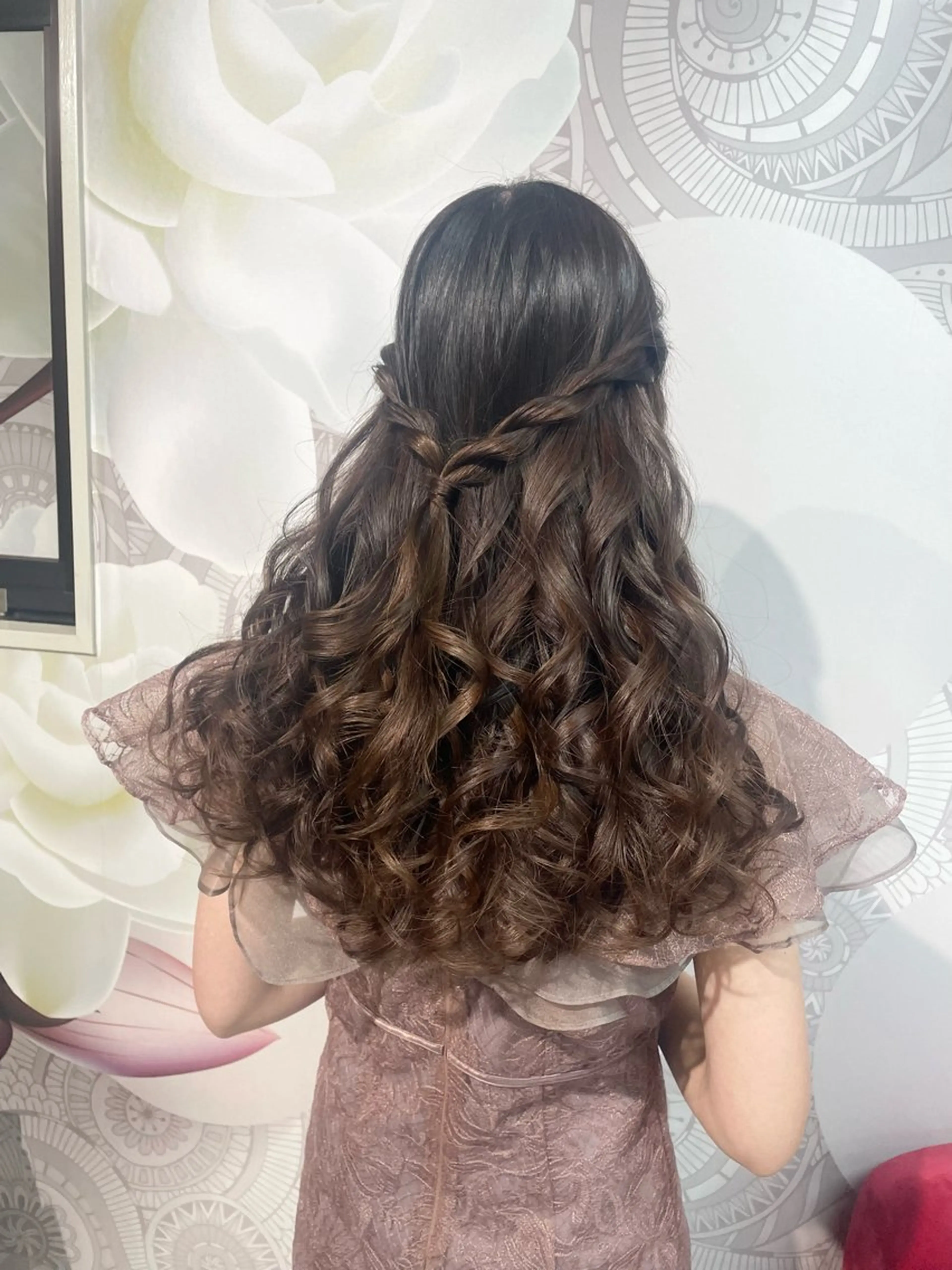 ヘアアレンジ ヘアセット 佐野 優美子のヘアスタイル