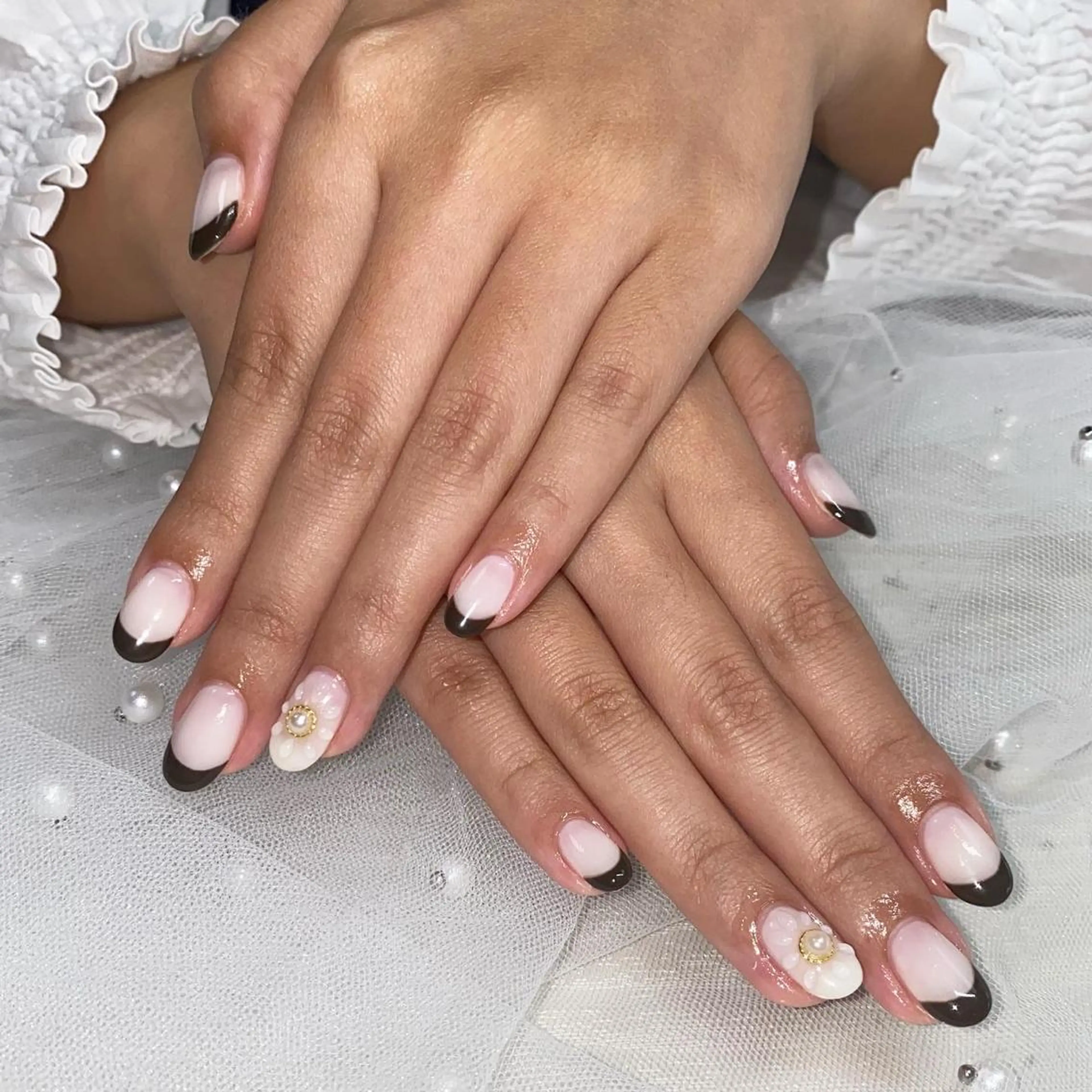 ネイル フレンチネイル 持ち込み I P'ink nail salon所属・I pinknail 韓国風·持ち込み専門のネイルデザイン