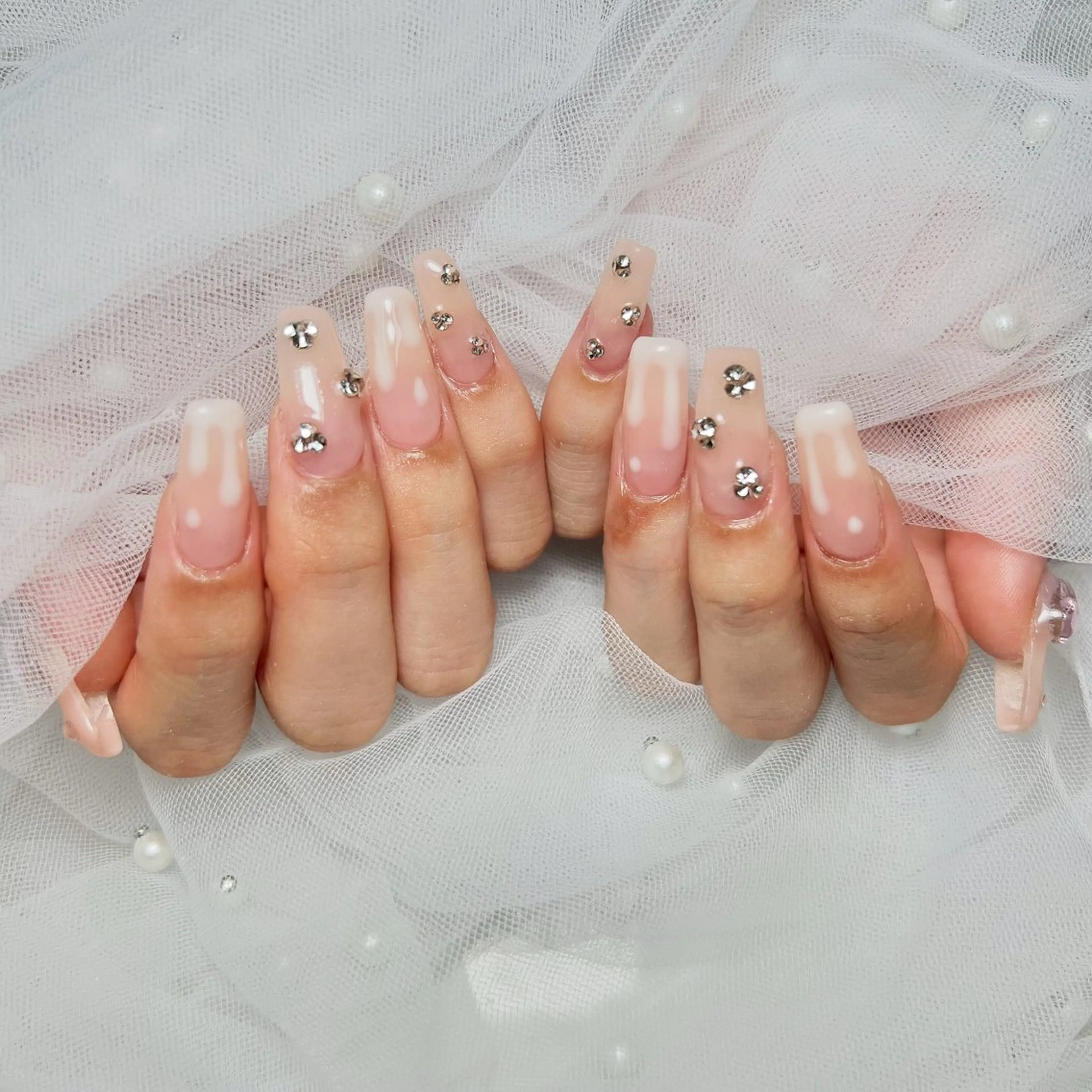 【HANDオフあり】チップ長さだし10本+定額ワンホンデザインの写真