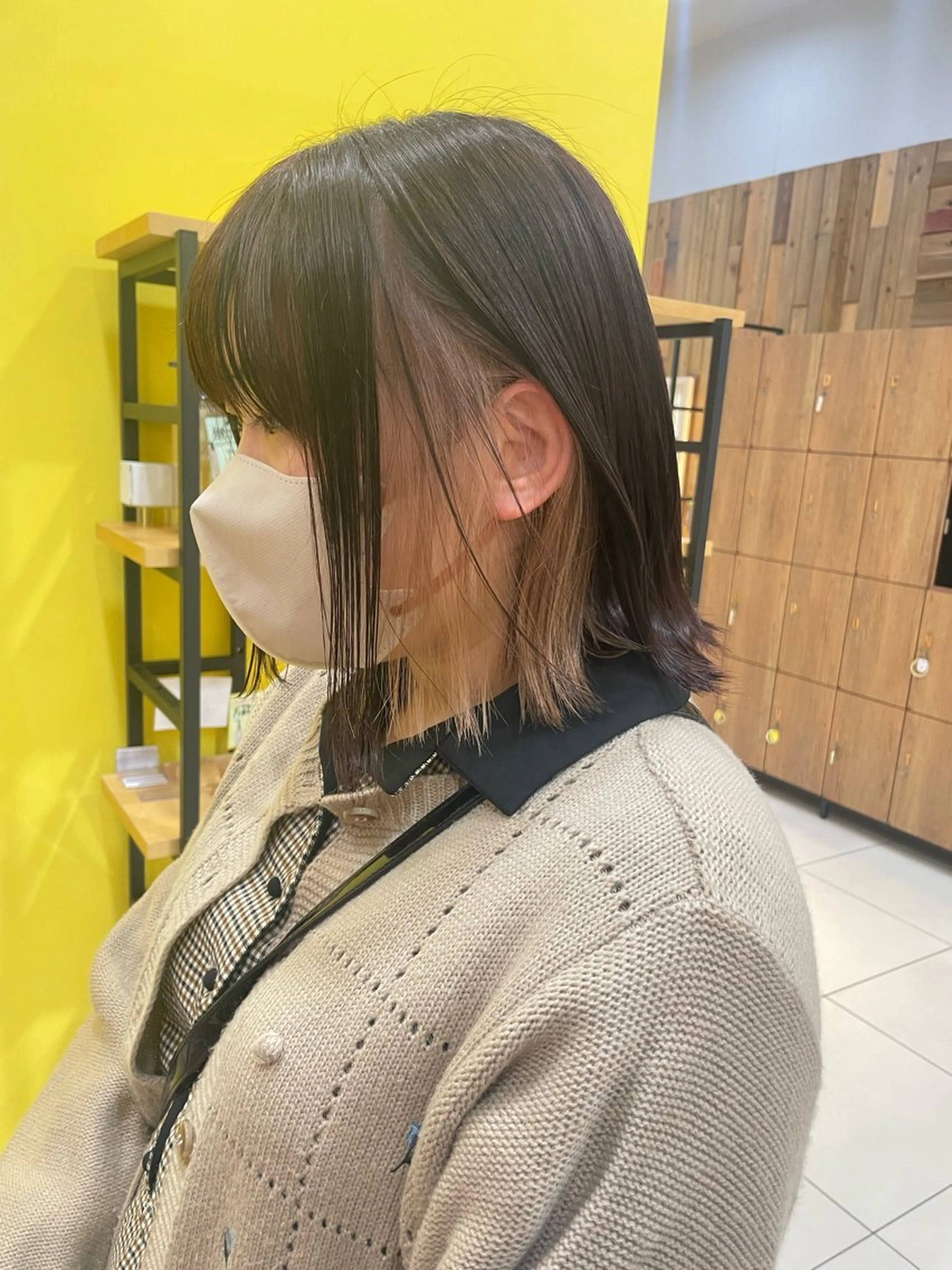 ミディアム 透明感color吉田 沙羅のヘアスタイル