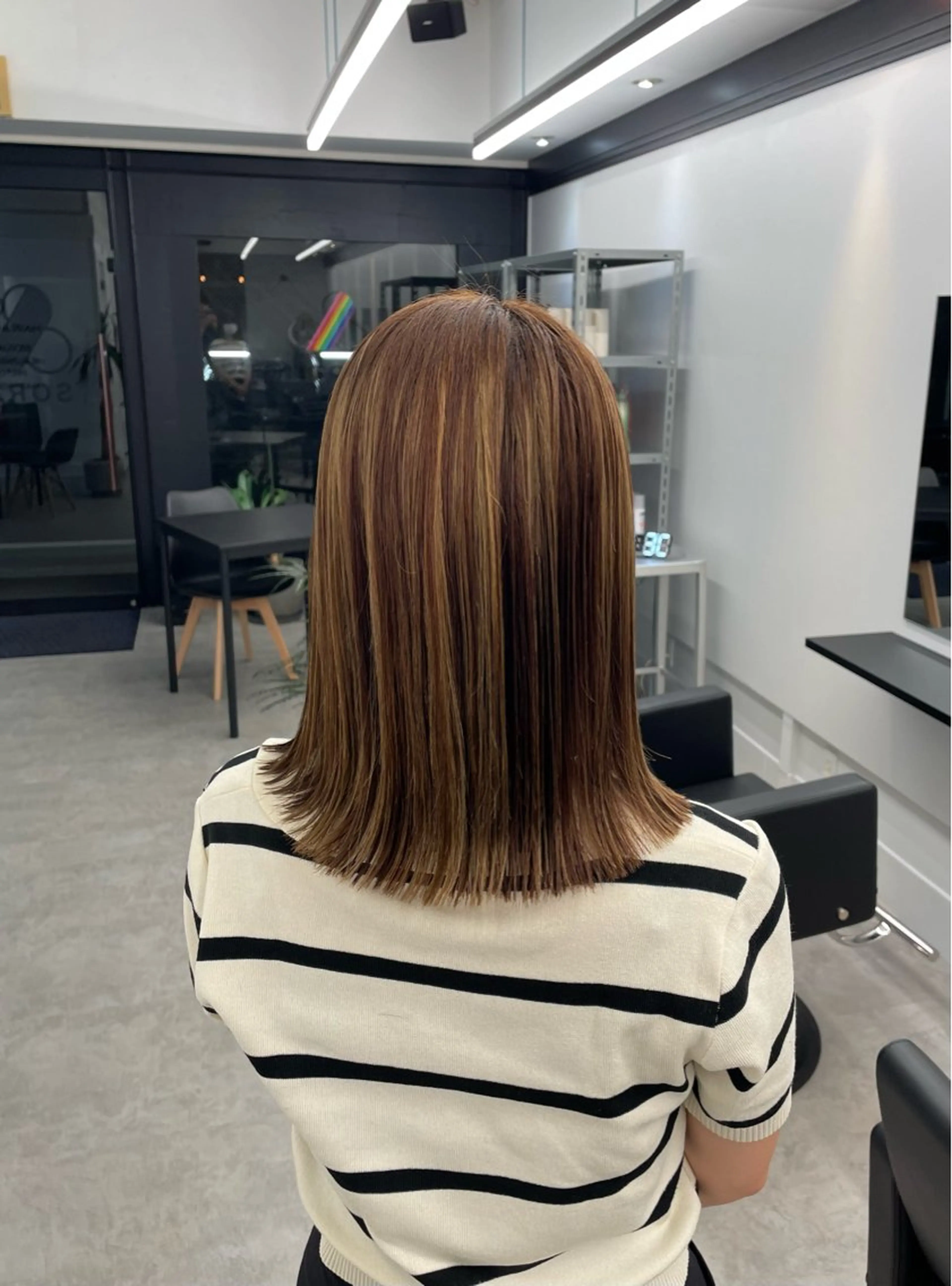 ミディアム カラー 髪質改善 トリートメント ⚡️学芸大学 川上拓真⚡️のヘアスタイル