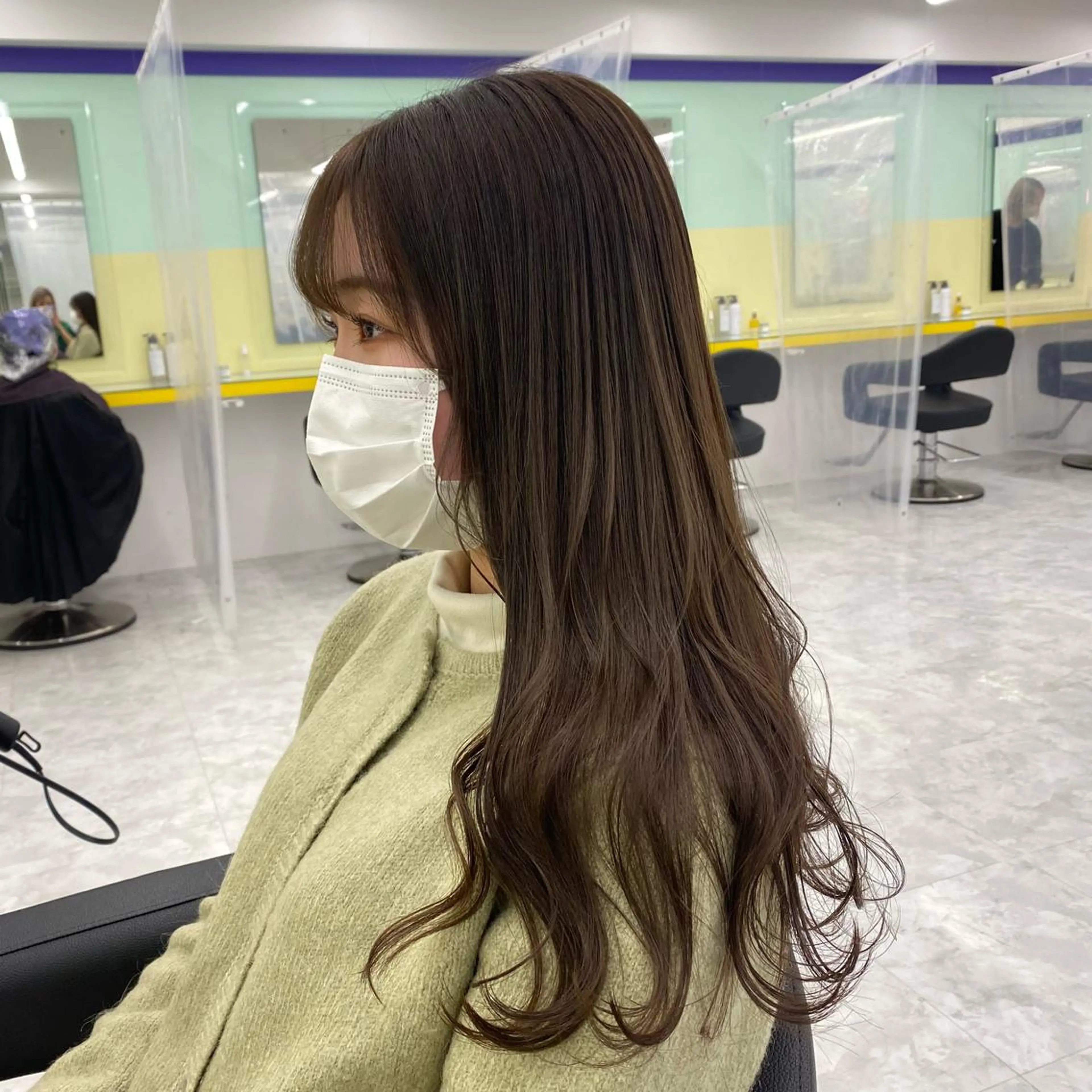 セミロング カラー ヘアアレンジ GOTODAY shair salon 横浜mare店所属・透明感抜群カラー mai🍑♡のヘアスタイル