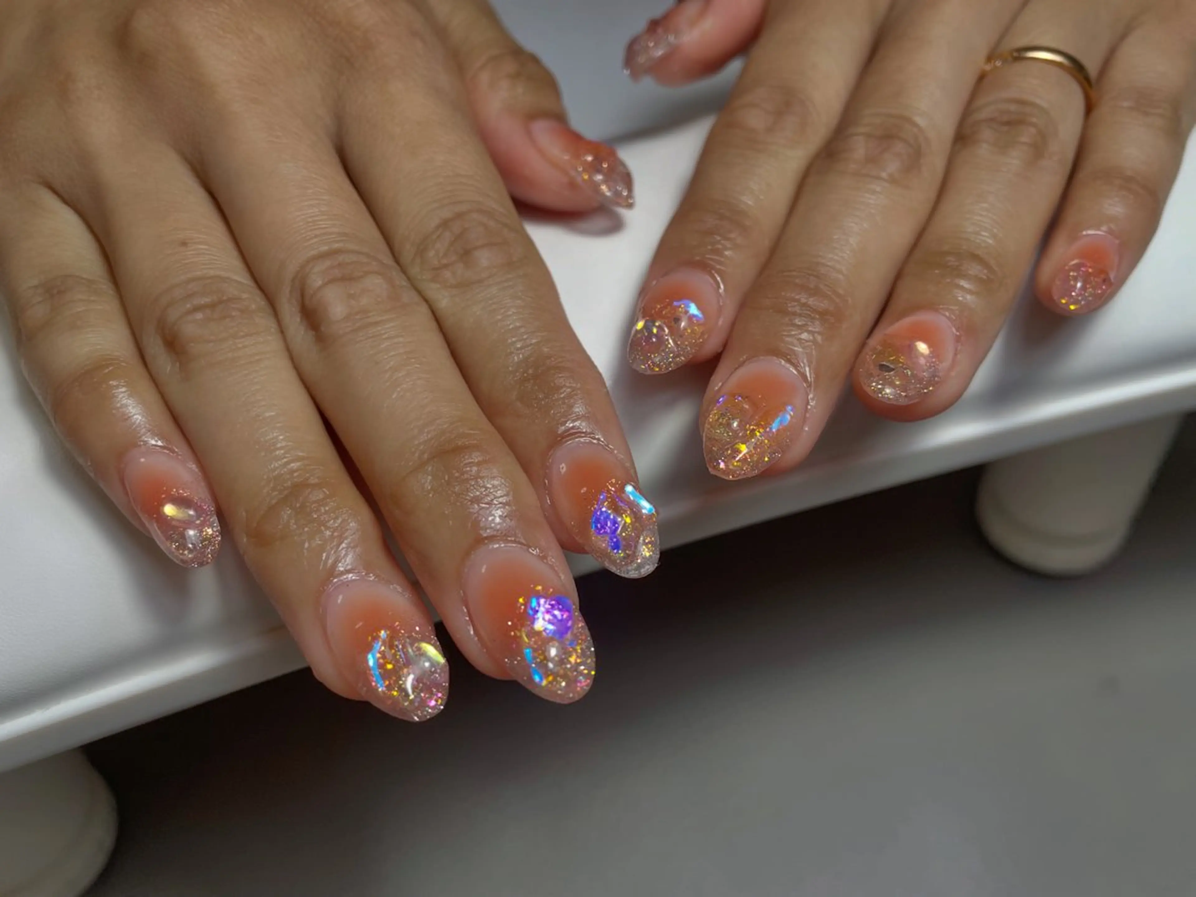 ネイル アートネイル 長さ出し alma (アルマ)のネイルデザイン