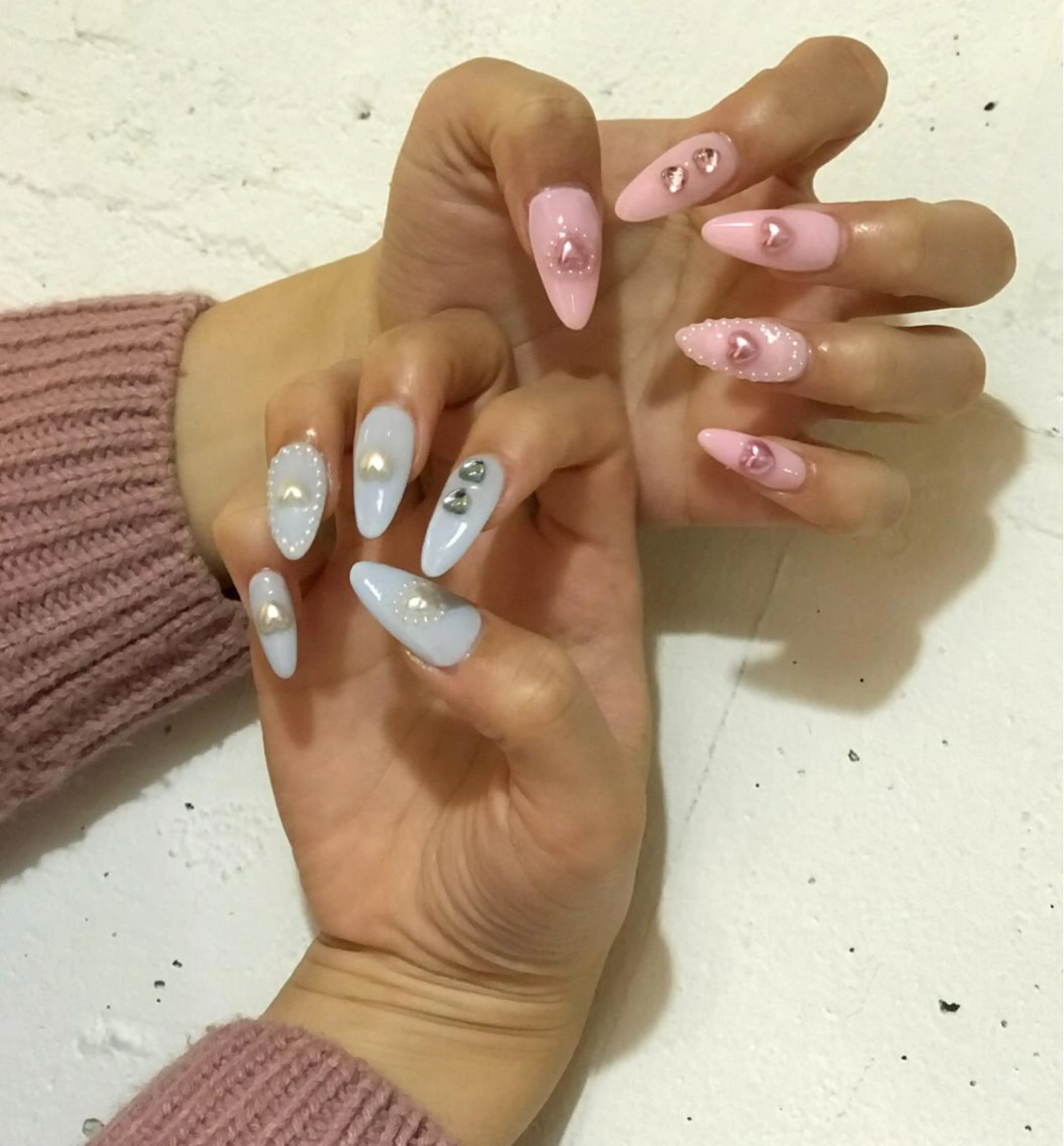 ネイル アートネイル ジェルネイル 持ち込み スカルプネイル ハンドネイル Soeur ネイリストのネイルデザイン