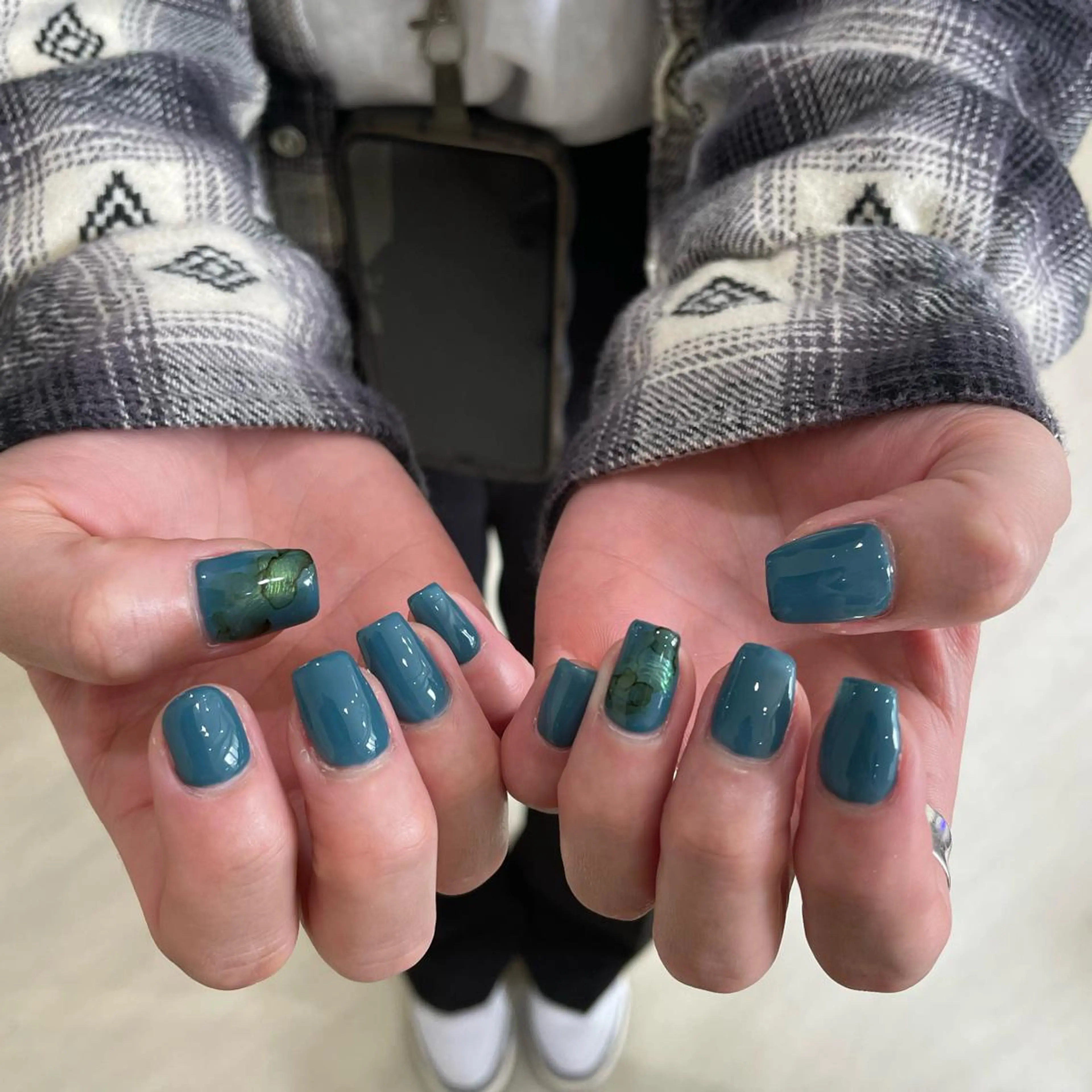 ネイル アートネイル ワンカラーネイル ｵｵﾀｹ ﾚｲﾅのネイルデザイン