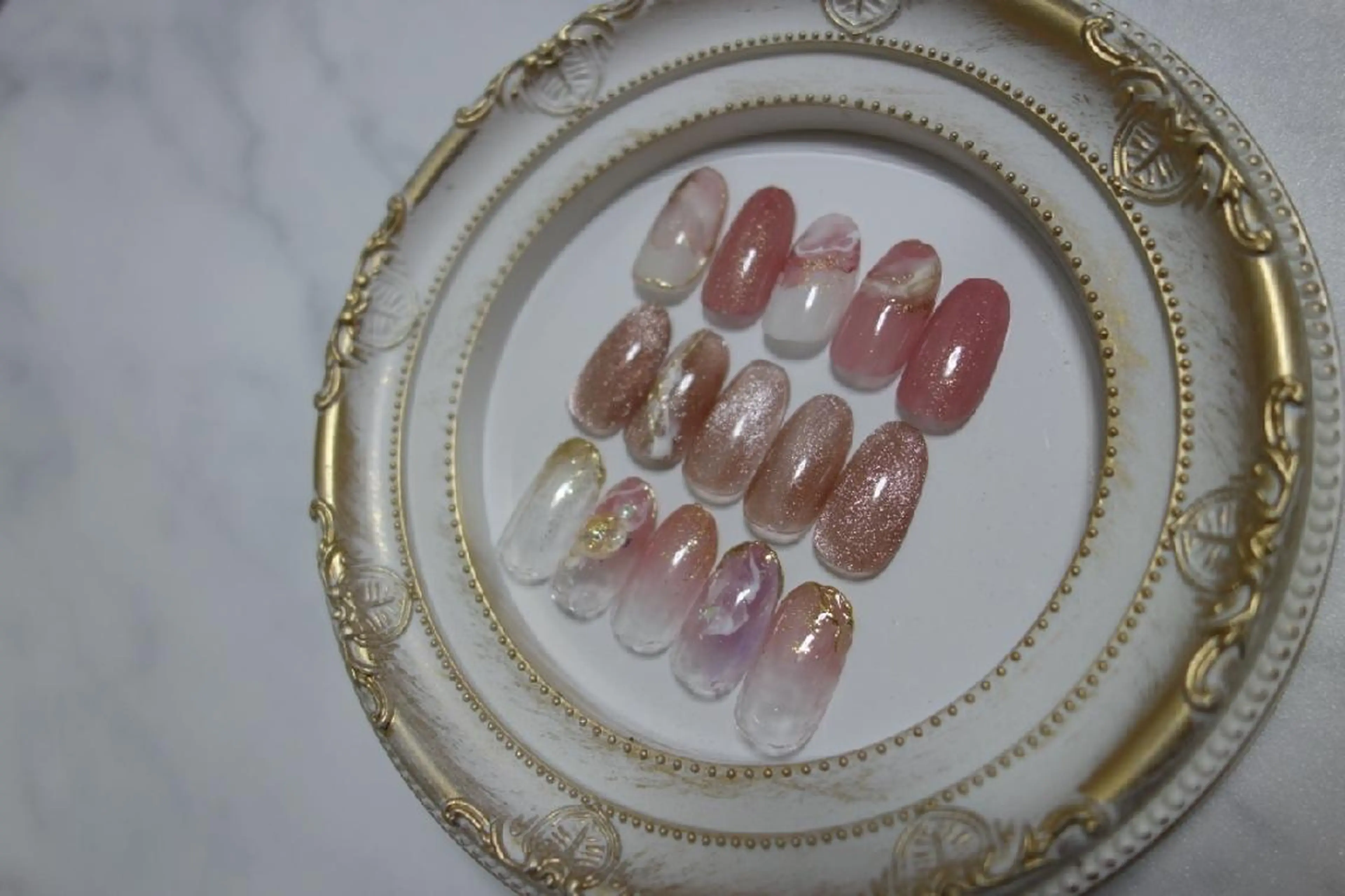 ネイル ニュアンスネイル shellnail さなえのネイルデザイン