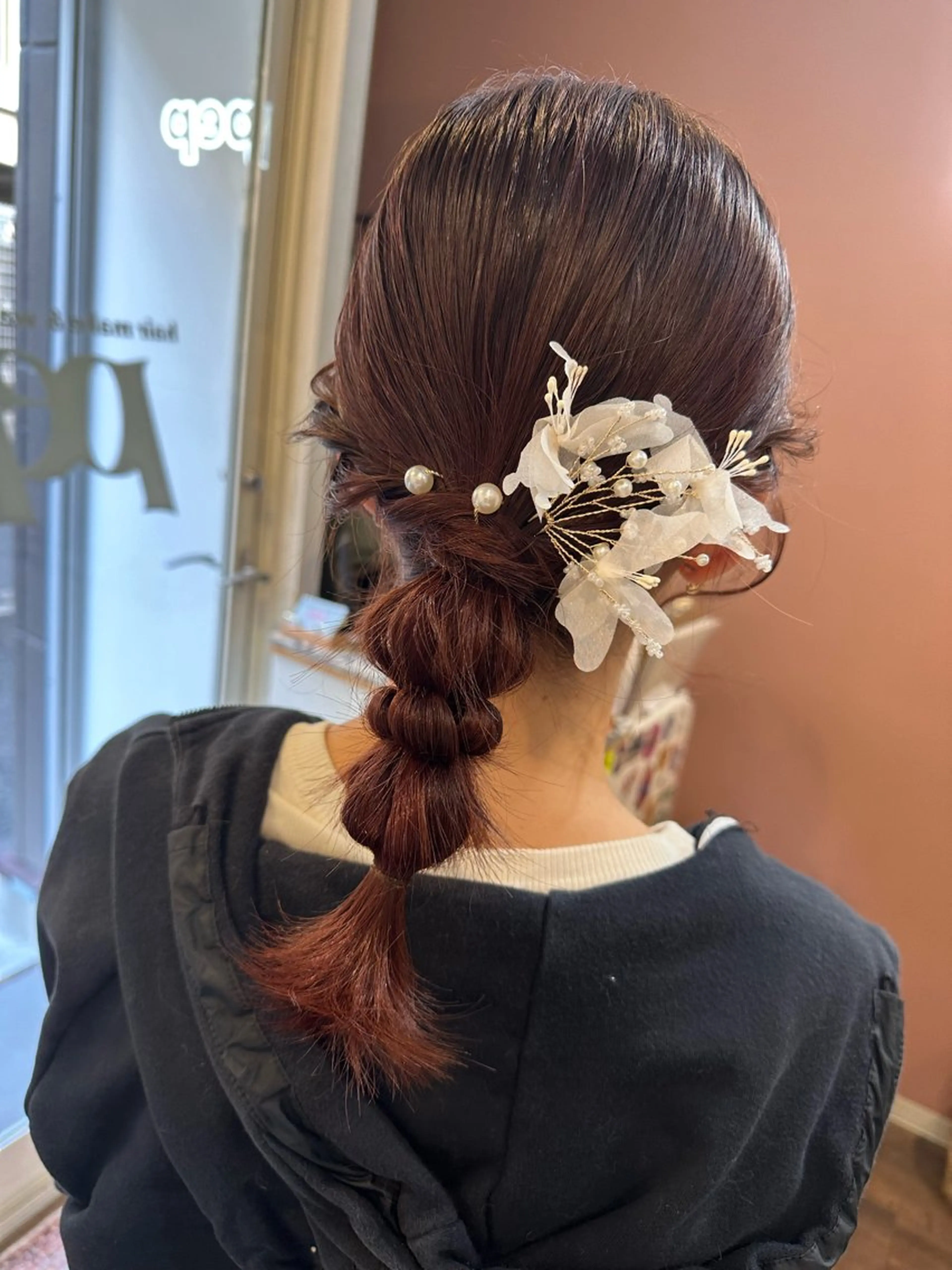 ミディアム ヘアアレンジ ヘアセット pep所属・pep natsumiのヘアスタイル