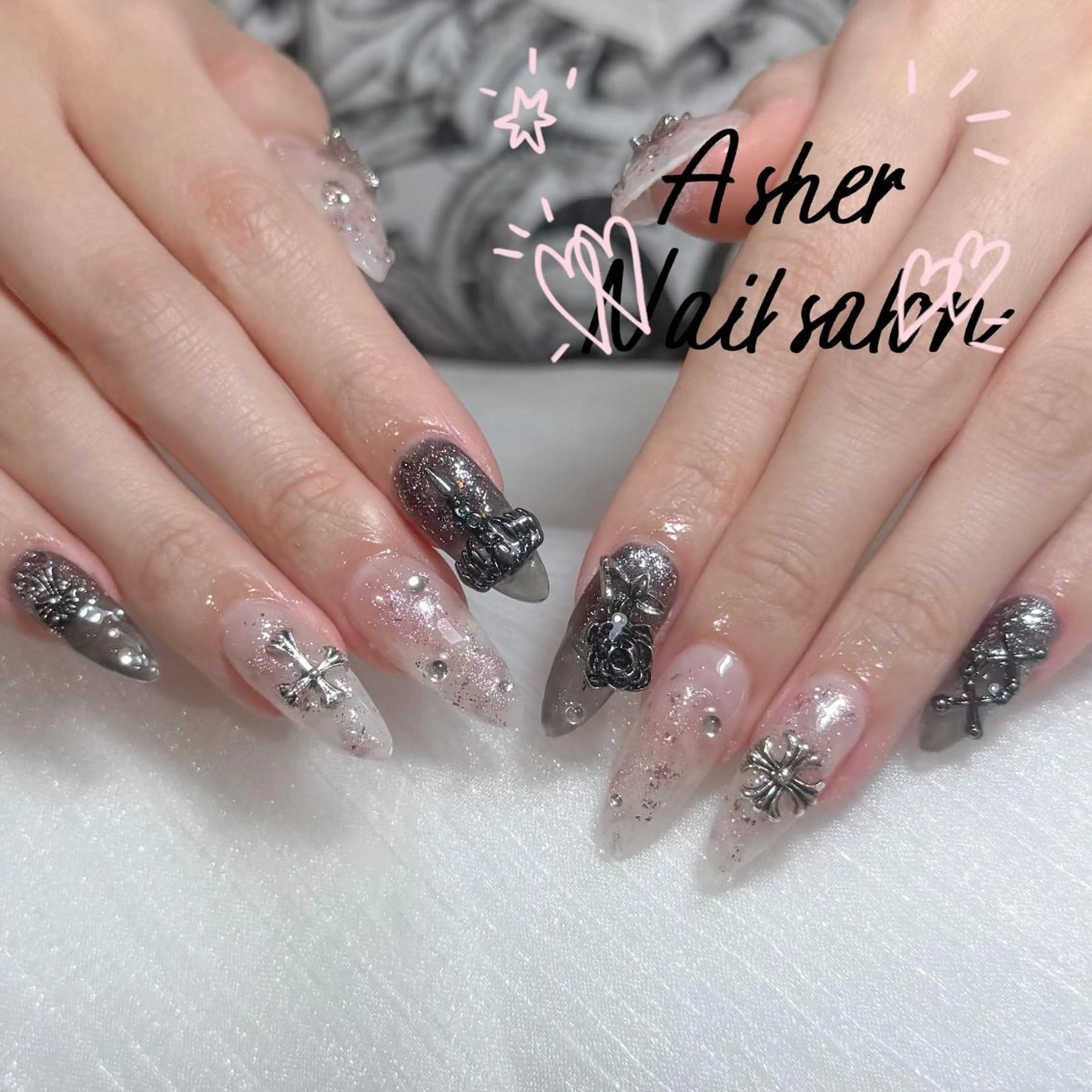 ネイル ハンドネイル ハンドケア Asher-HIKA 🌞のネイルデザイン