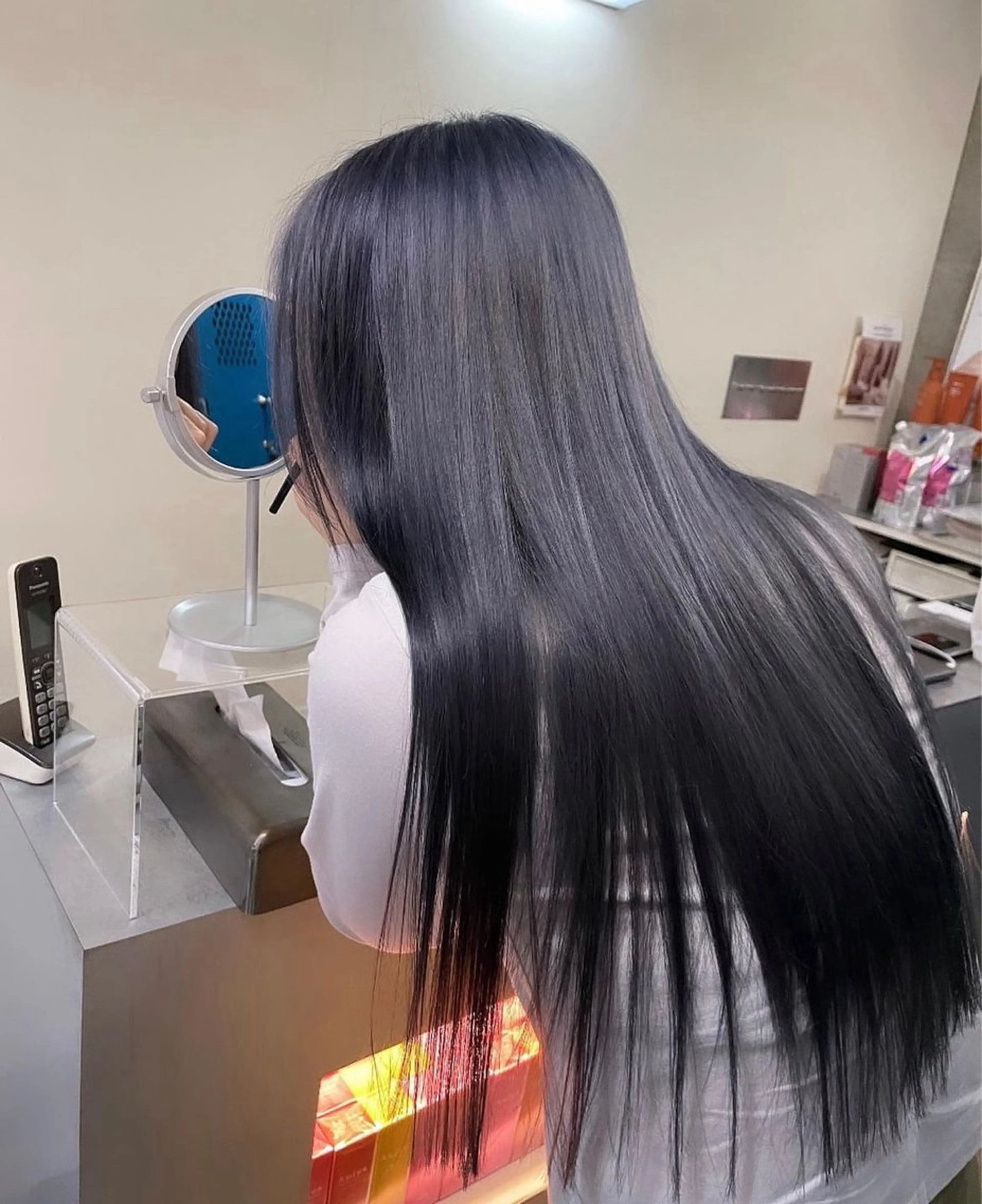 ロング カラー 透明感カラー 無料カット/ハイ トーンカラー/きらのヘアスタイル