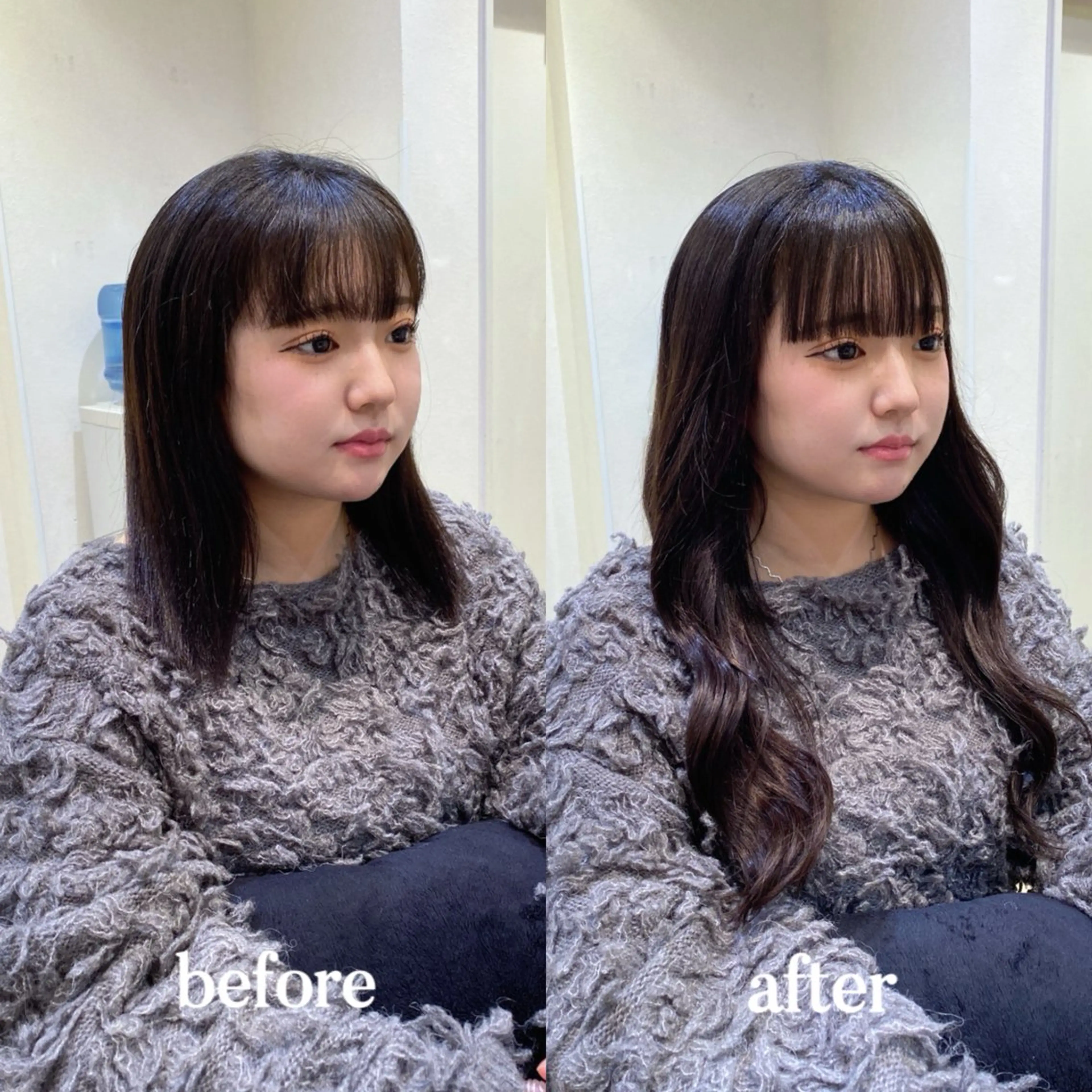 エクステ 𝐲𝐮𝐮𝐦𝐢 エクステ/ 艶カラーのヘアスタイル