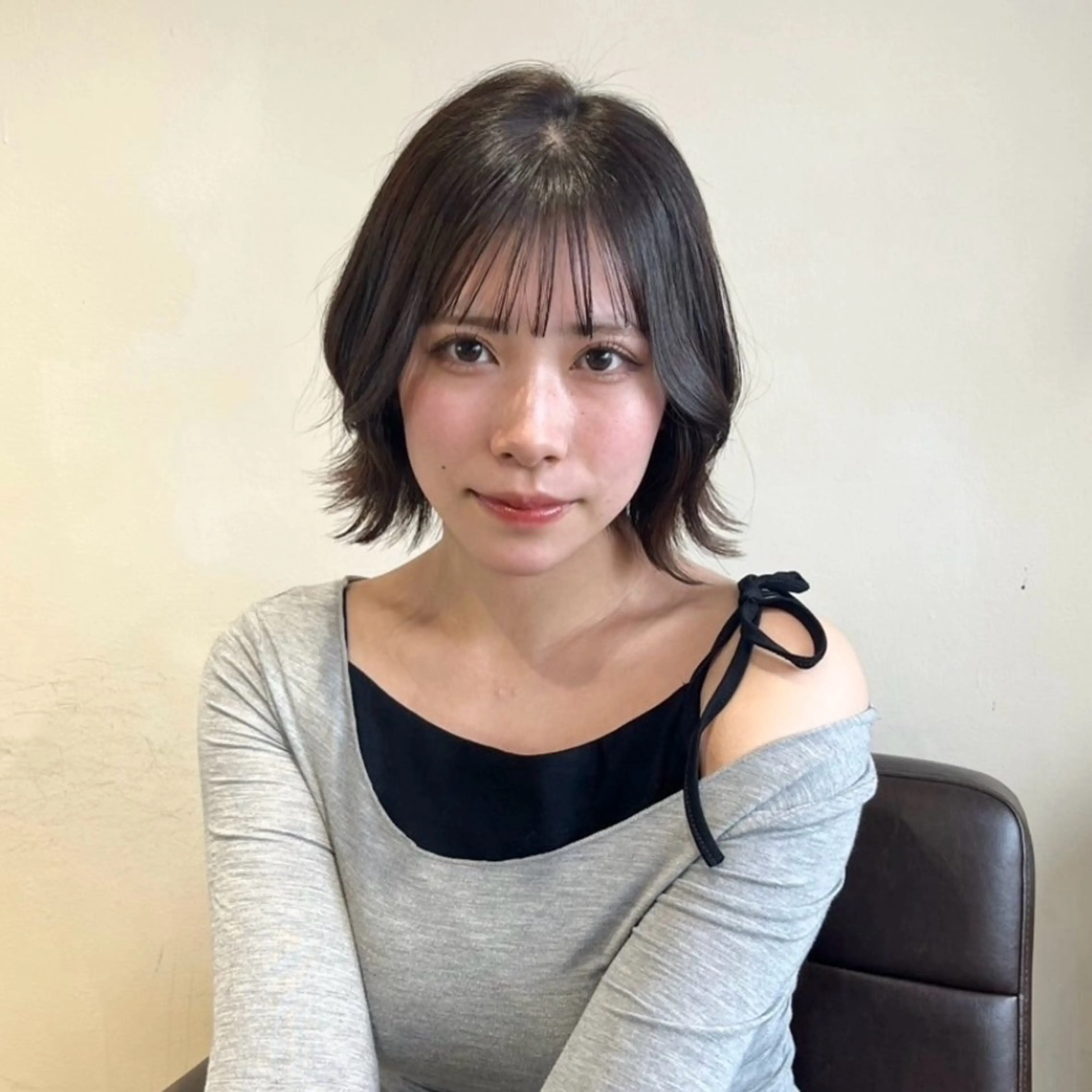 🌟人気No. 1🌟【自然な縮毛矯正（前髪のみ）】＋【カラー】＋【カット】＋【髪質改善トリートメント】の写真