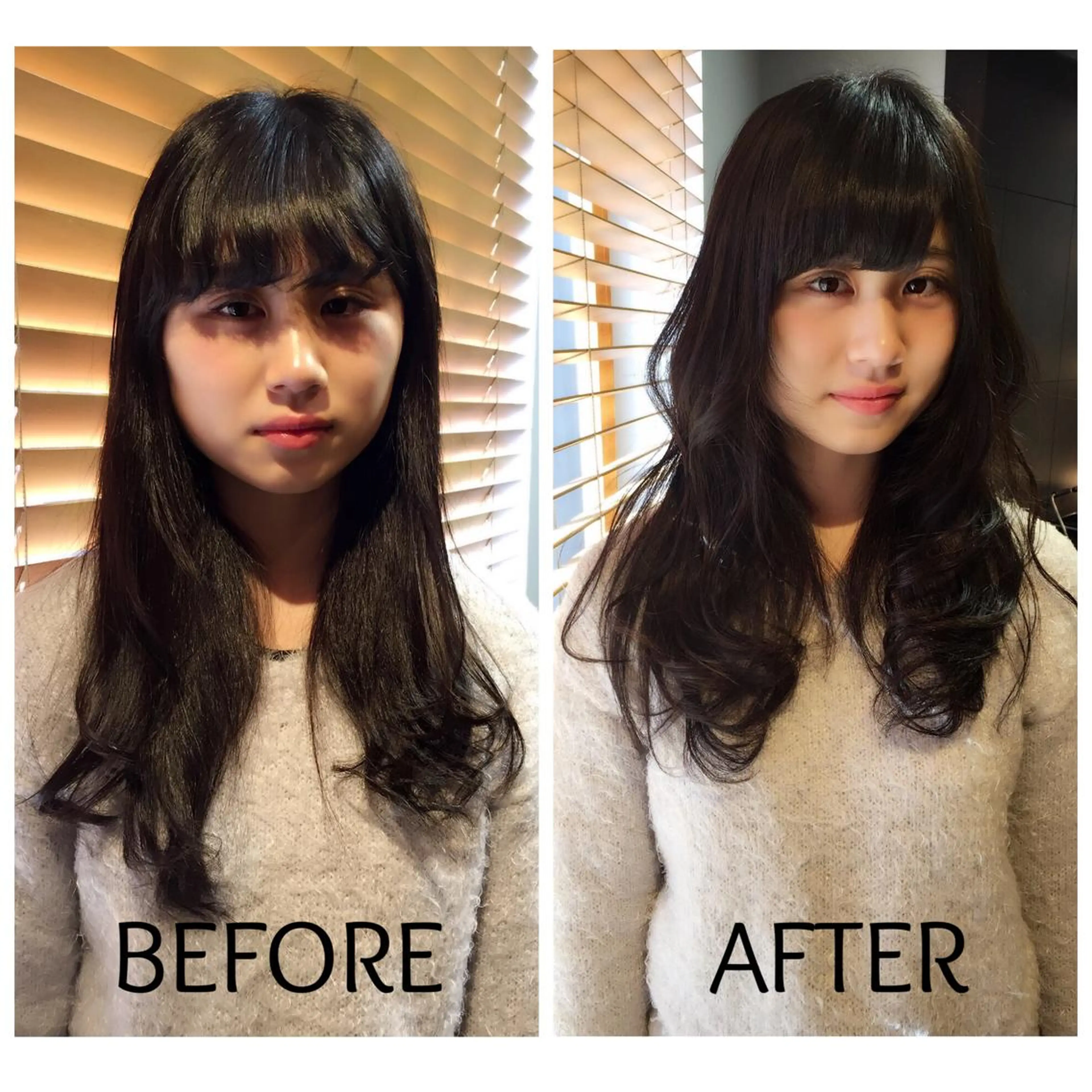 ロング 小顔カット 苅田 茂樹のヘアスタイル