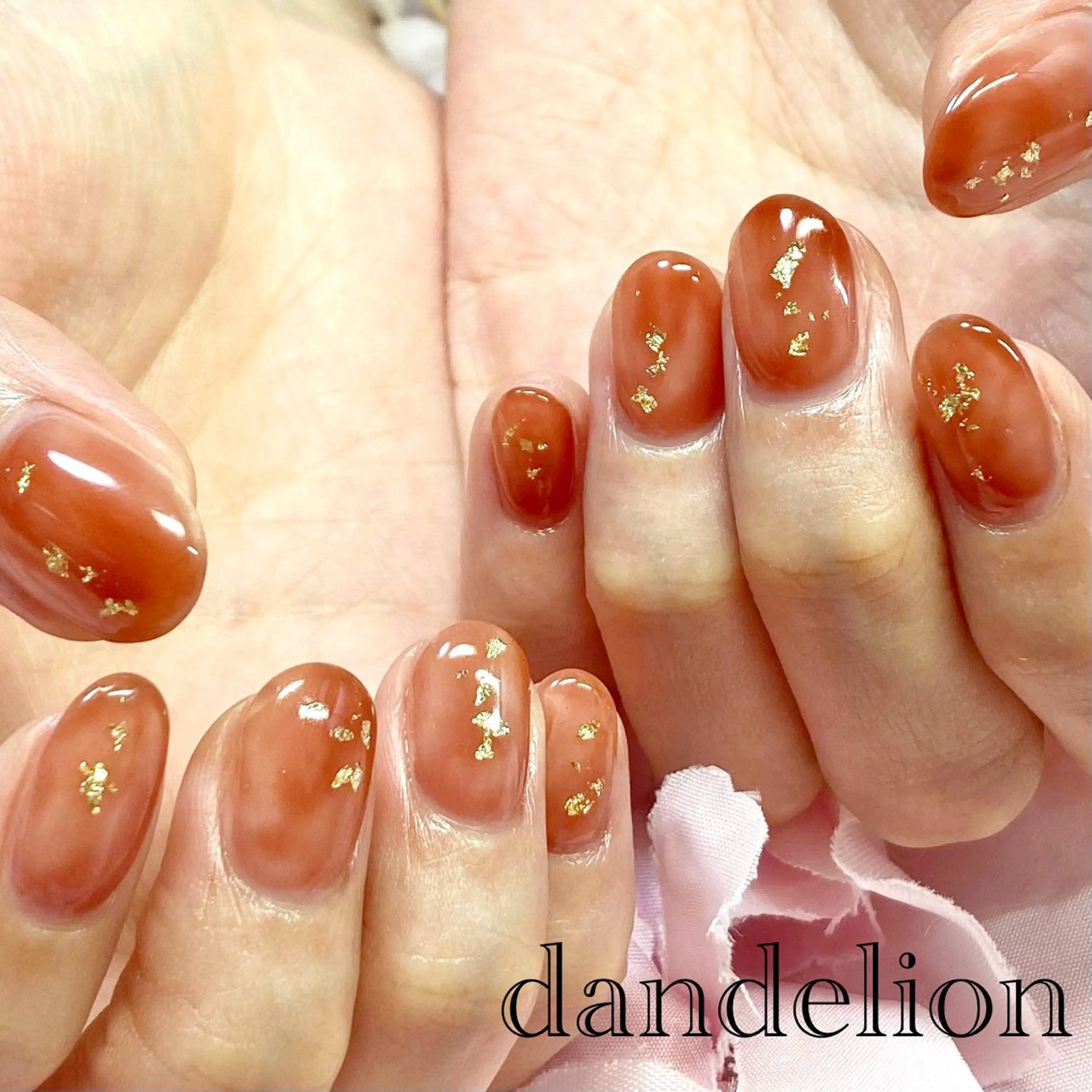 ネイル ハンドネイル ハンドケア dandelion ダンデライオンのネイルデザイン