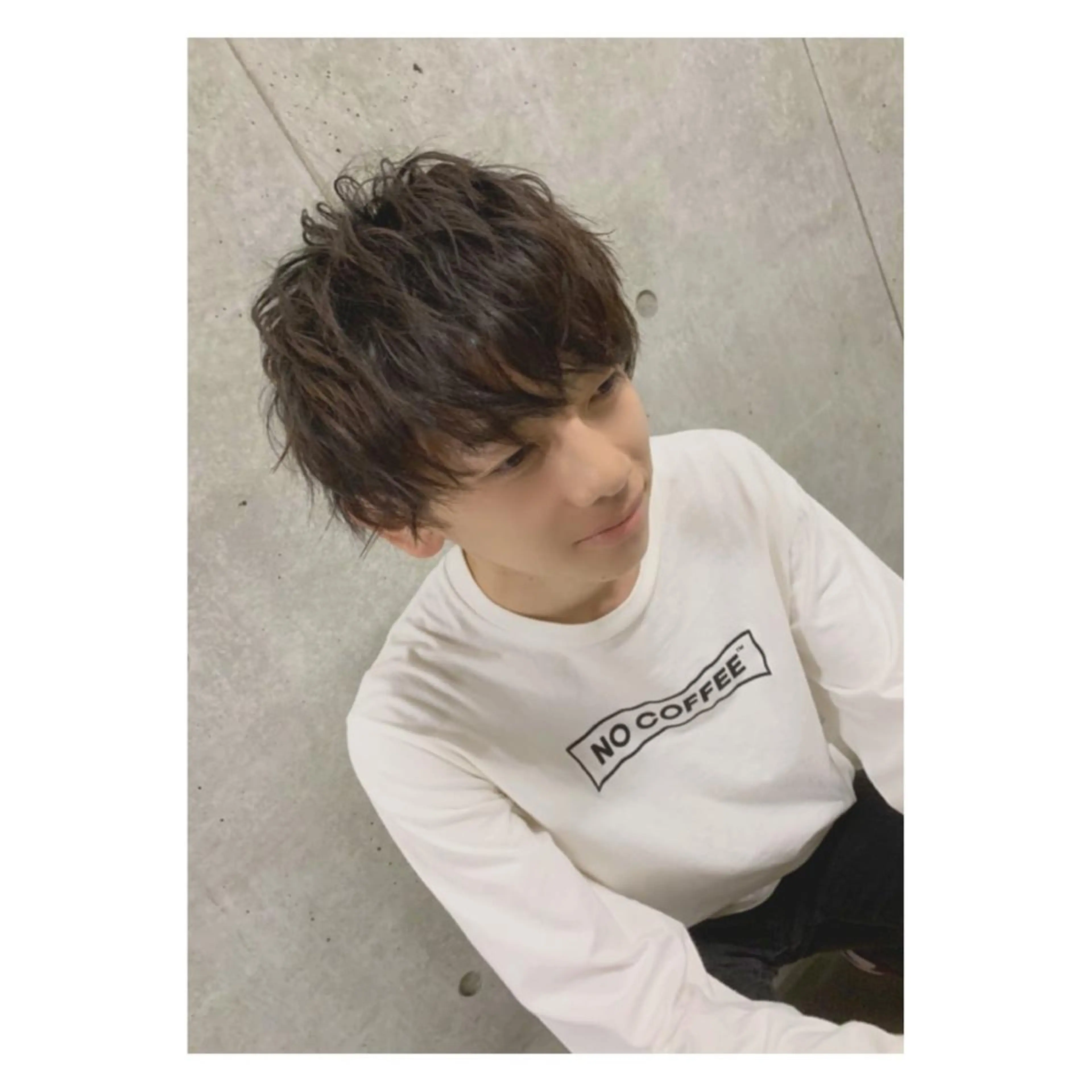 ショート カラー ヘアアレンジ メンズ ange☞ soutaのヘアスタイル