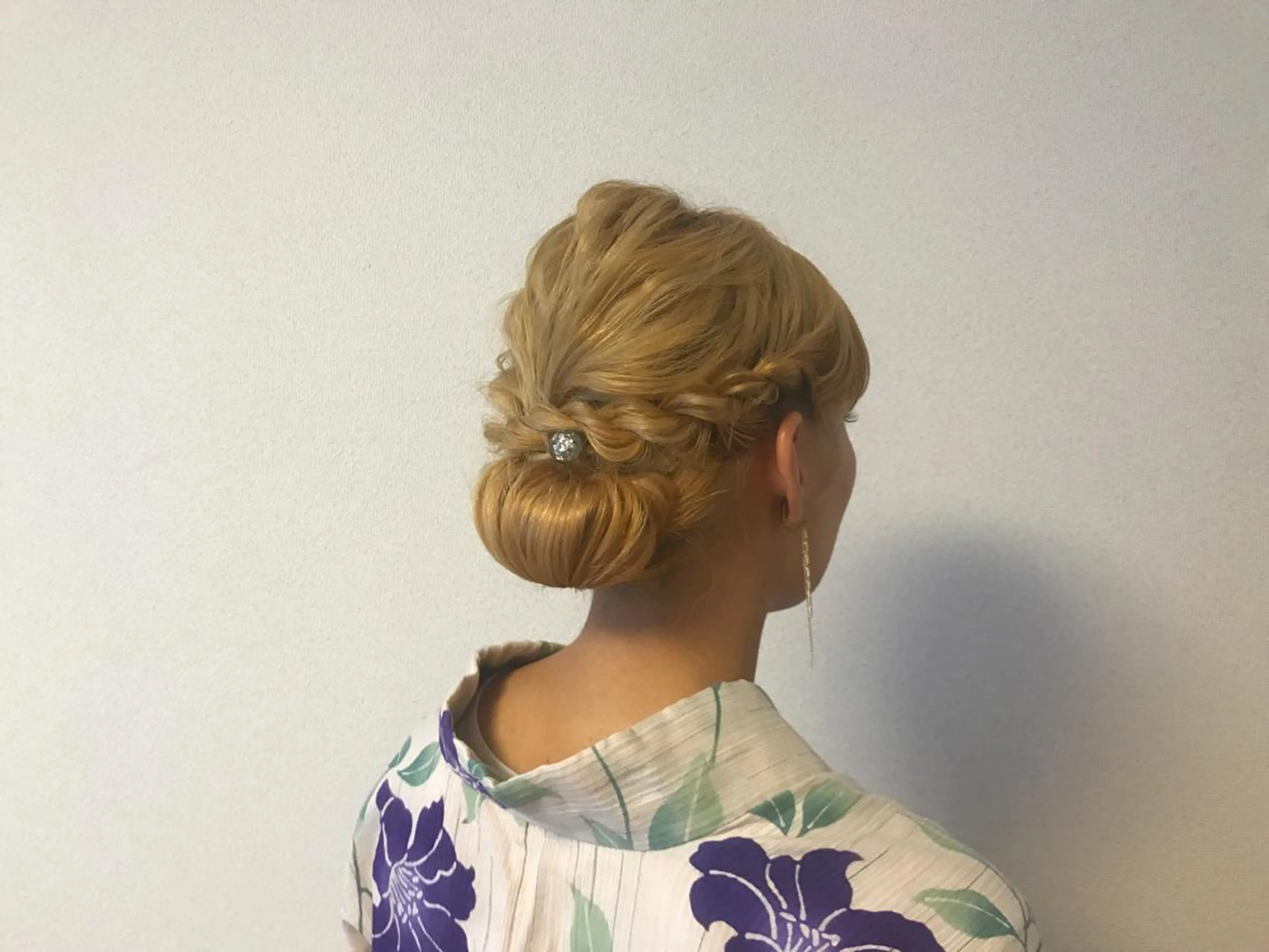 ミディアム ヘアアレンジ 着物ヘア 浴衣 ヘアセット 【暖色カラー特化】 中山由梨のヘアスタイル