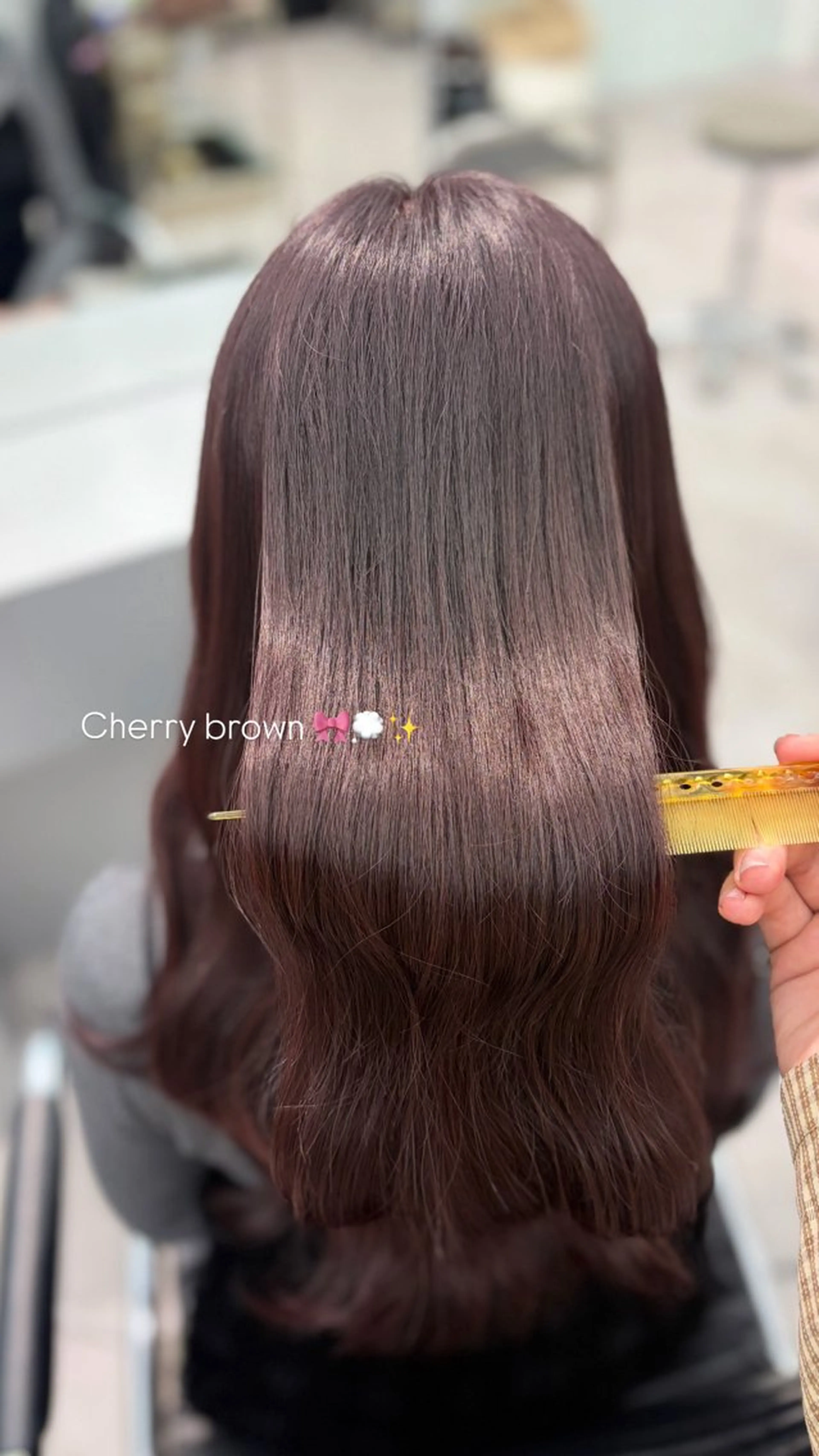 セミロング ヘアカラー Meena by  urban所属・iroha/名古屋/ 暖色カラー/髪質改善のヘアスタイル