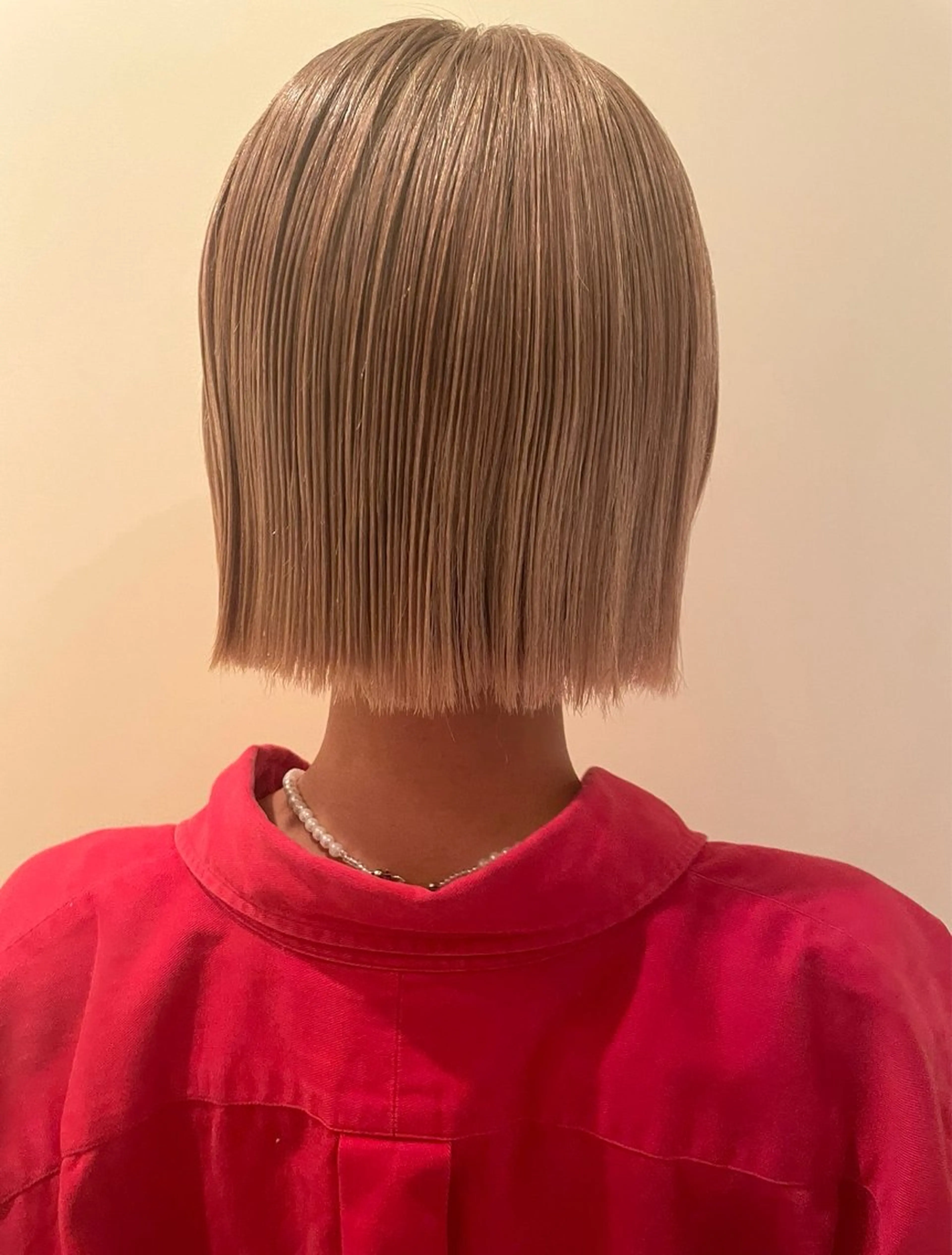 ショート カラー 青山 莉奈のヘアスタイル