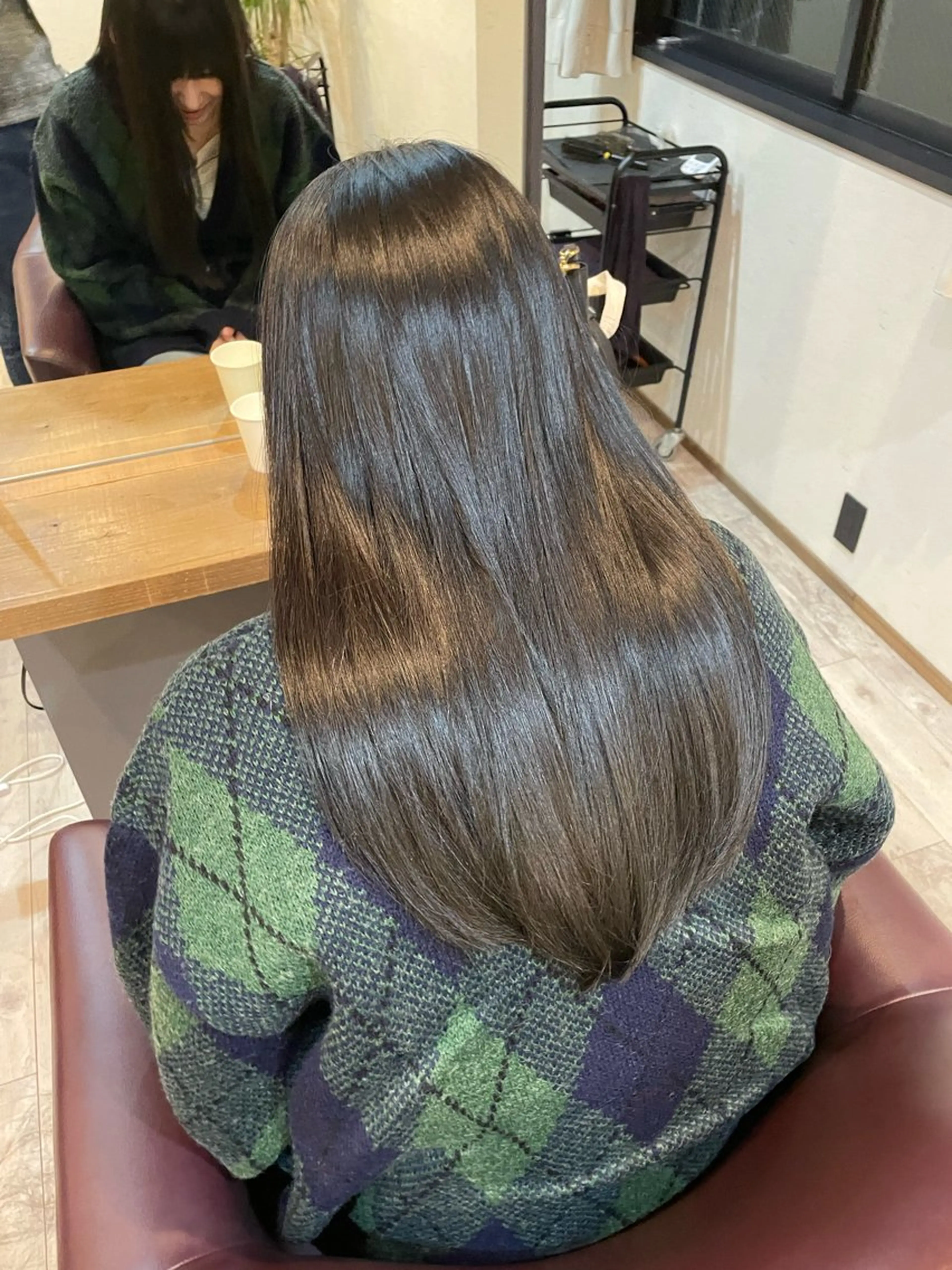 セミロング カラー カット ヘアカラー トリートメント ニュアンスカラー🫧 加納のヘアスタイル