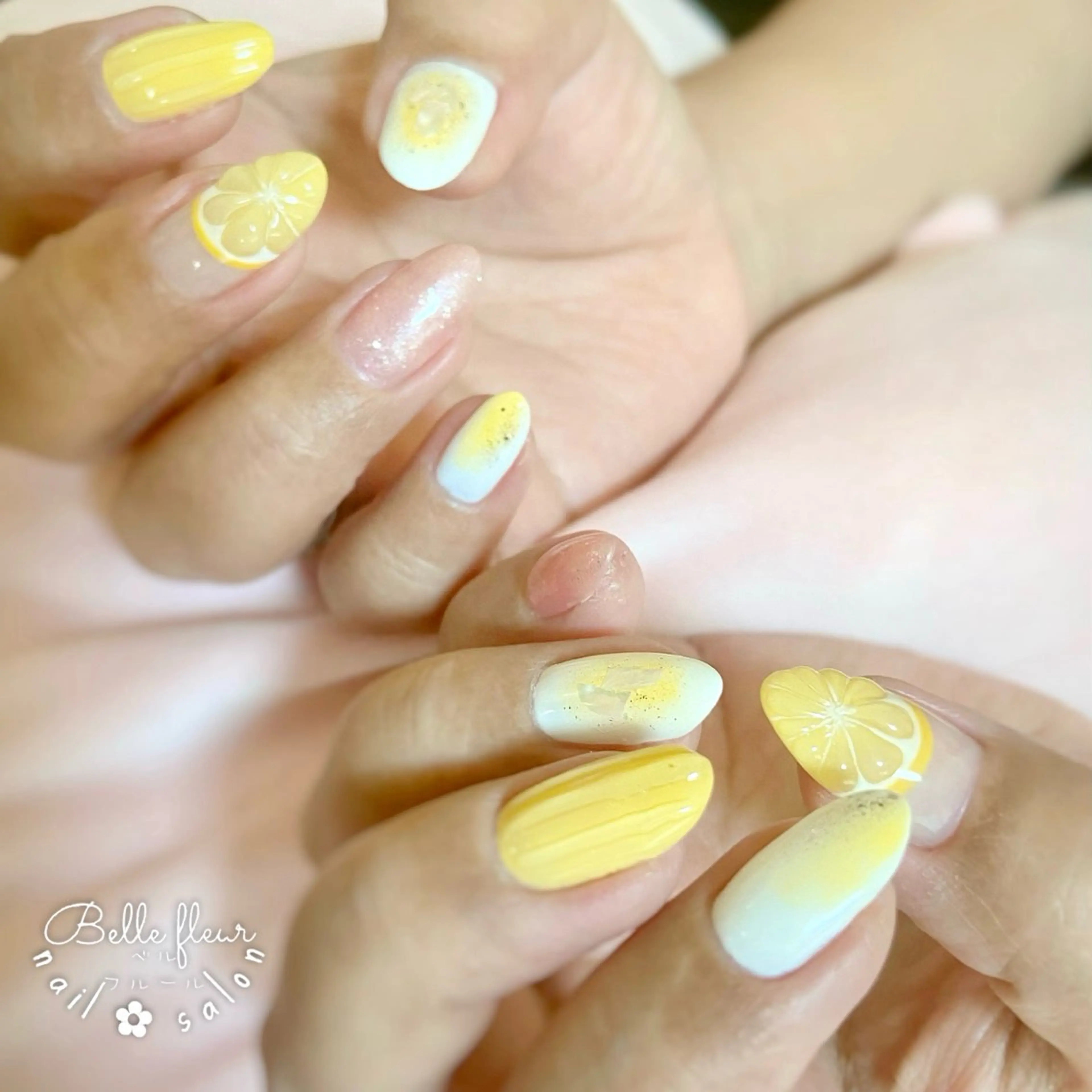 ネイル ハンドネイル ﾈｲﾙｻﾛﾝ Bellefleurのネイルデザイン