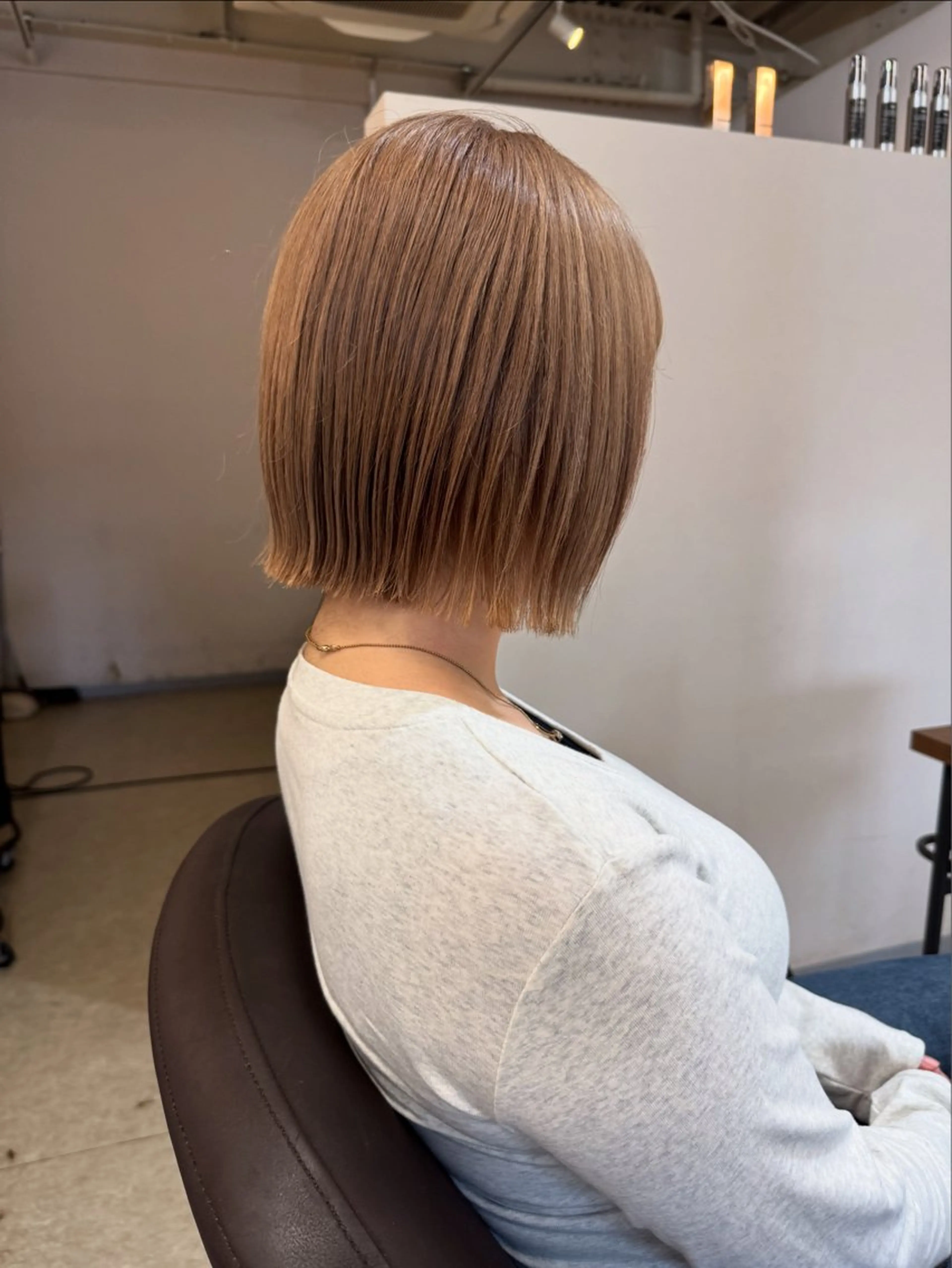 ショート ボブレイヤー ボブ 韓国風ヘア レイヤーカット ショートヘア ヘアカラー トリートメント ✨髪質改善美髪矯正✨ ボブ/韓国レイヤー✨のヘアスタイル