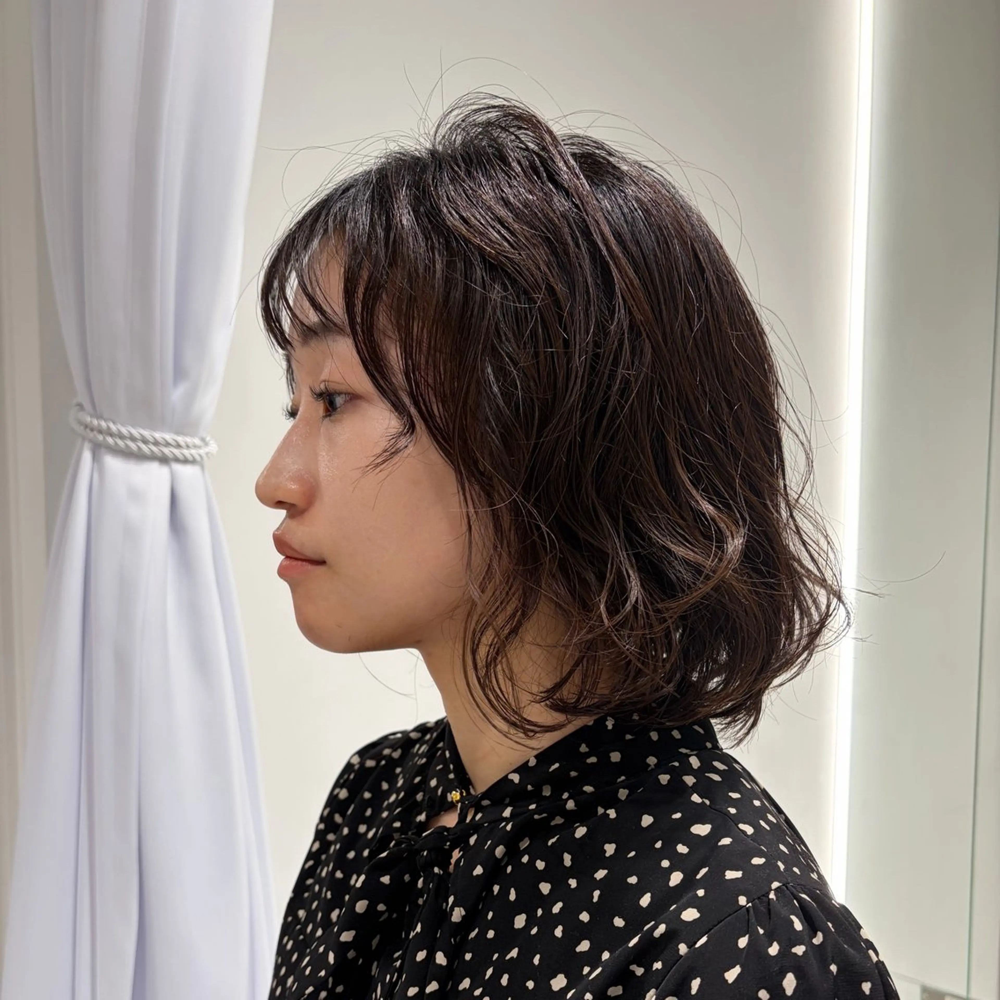 ミディアム パーマ カット パーマ soto.所属・HARUHI 銀座 美容師౨ৎ⋆˚のヘアスタイル