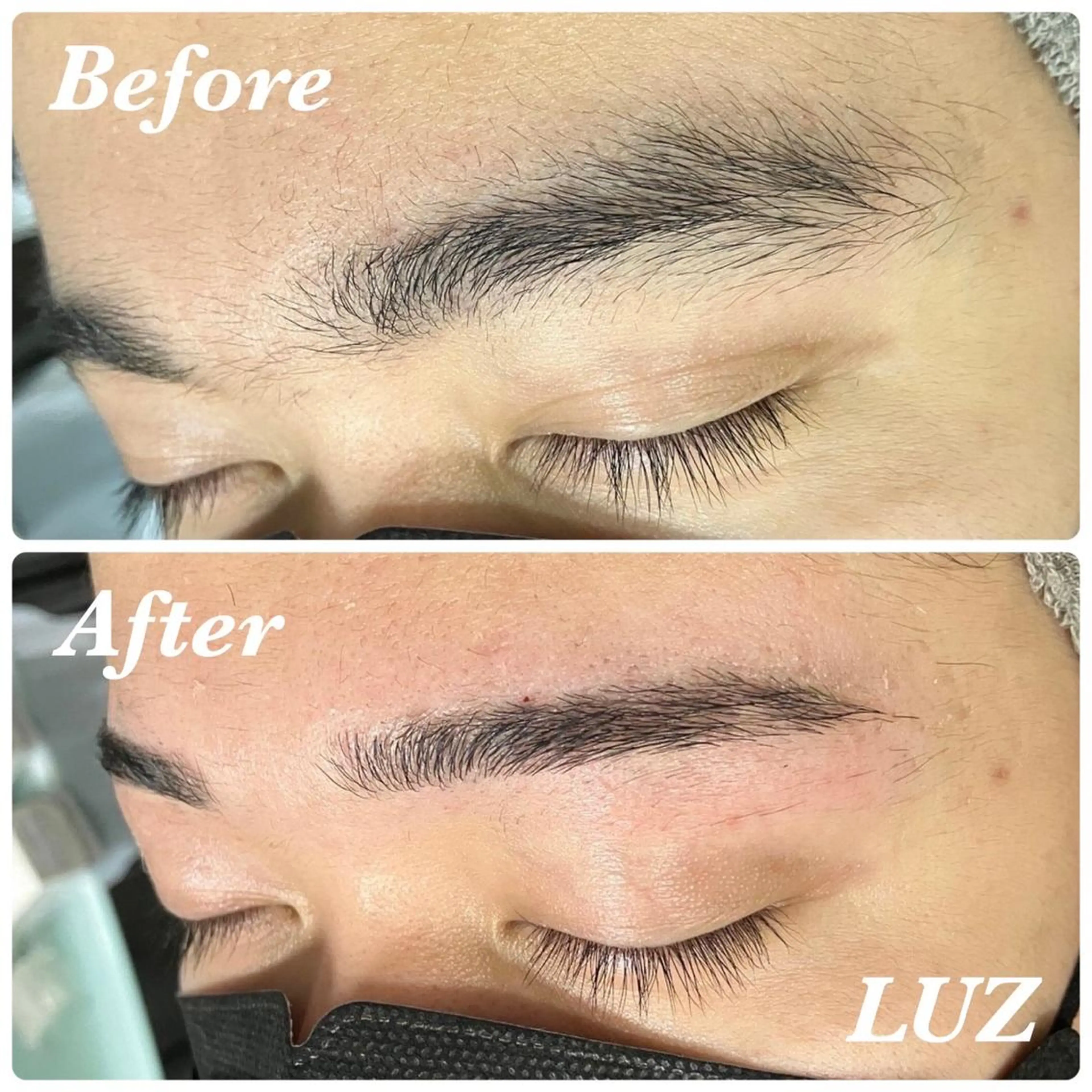 【新生活応援】メンズフェイシャル＆ハリウッドブロウリフト（眉毛カット＋WAX付)の写真