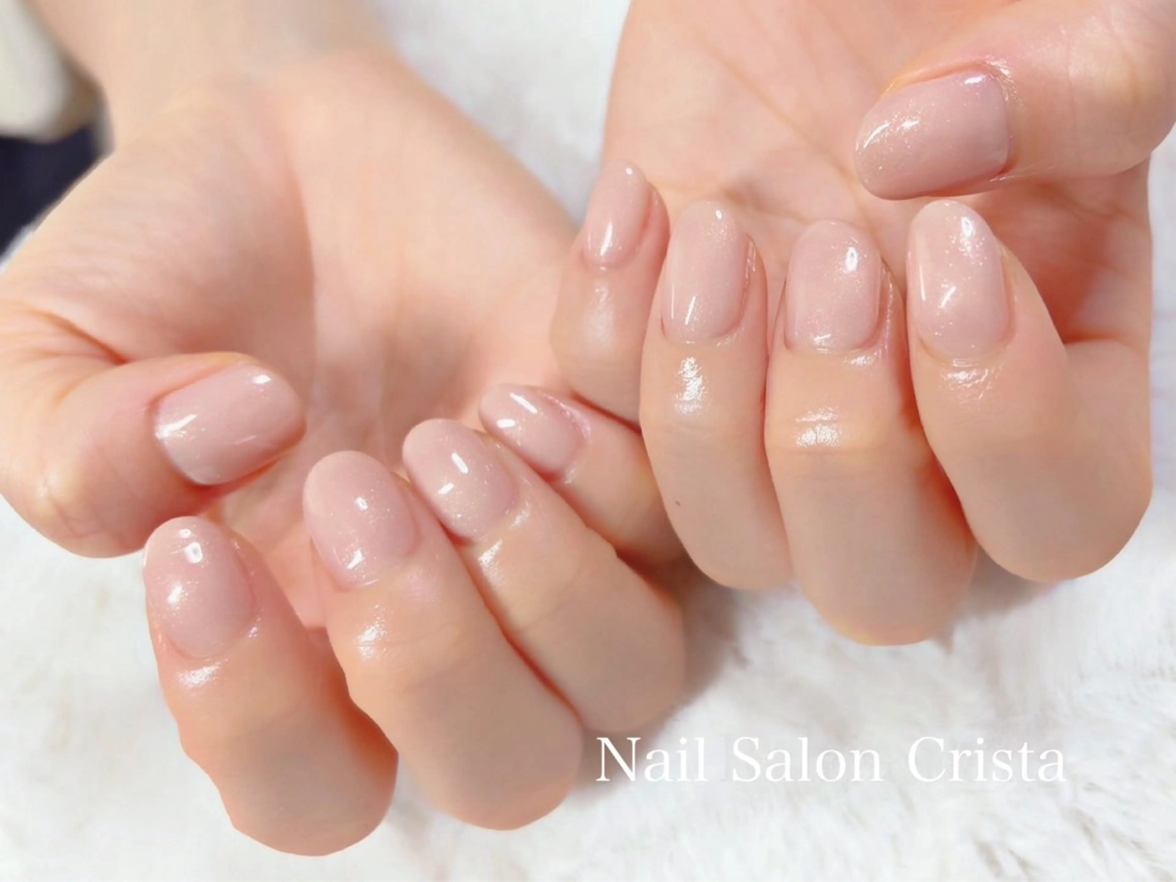 ネイル ジェルネイル キラキラネイル パラジェル ピンク ハンドネイル NAILSALON CRISTA所属・🤍CRISTA yui🤍のネイルデザイン