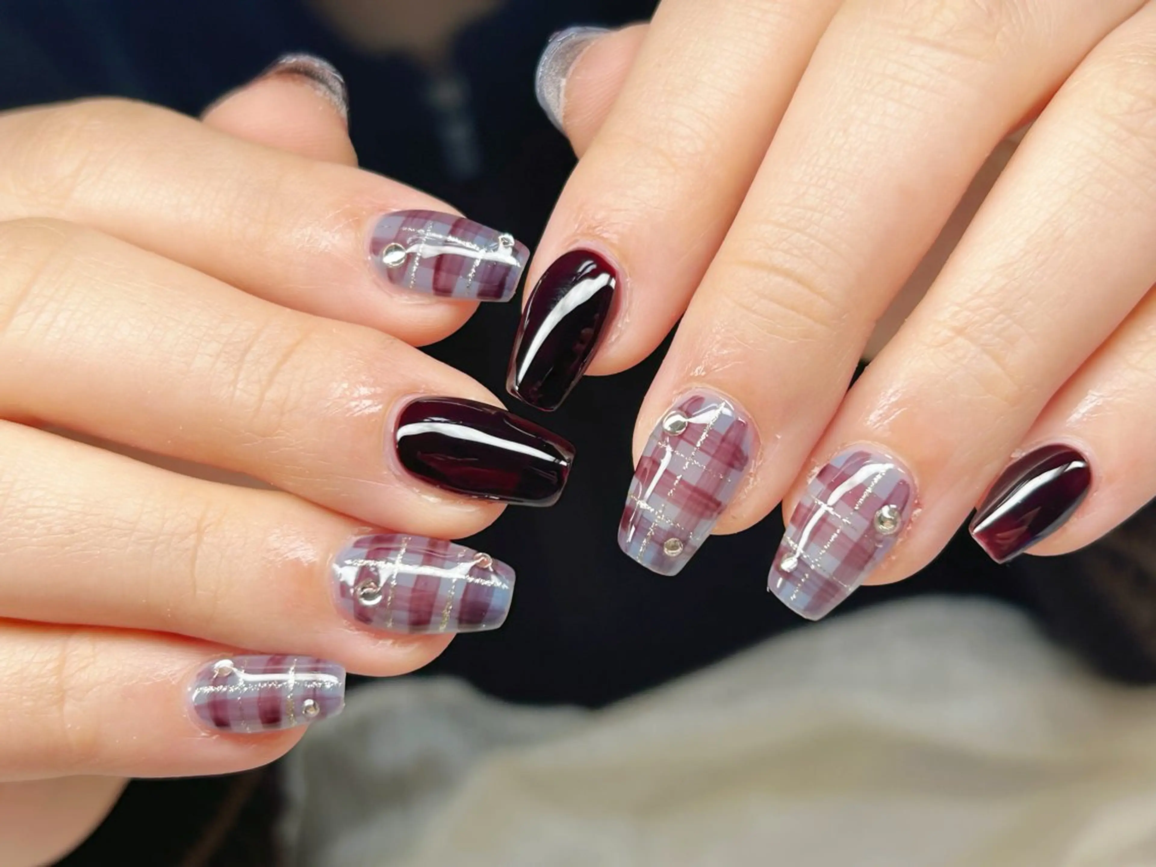 ネイル アートネイル チークネイル 成人式 入学式 長さ出し ハンドネイル Lino Nailのネイルデザイン