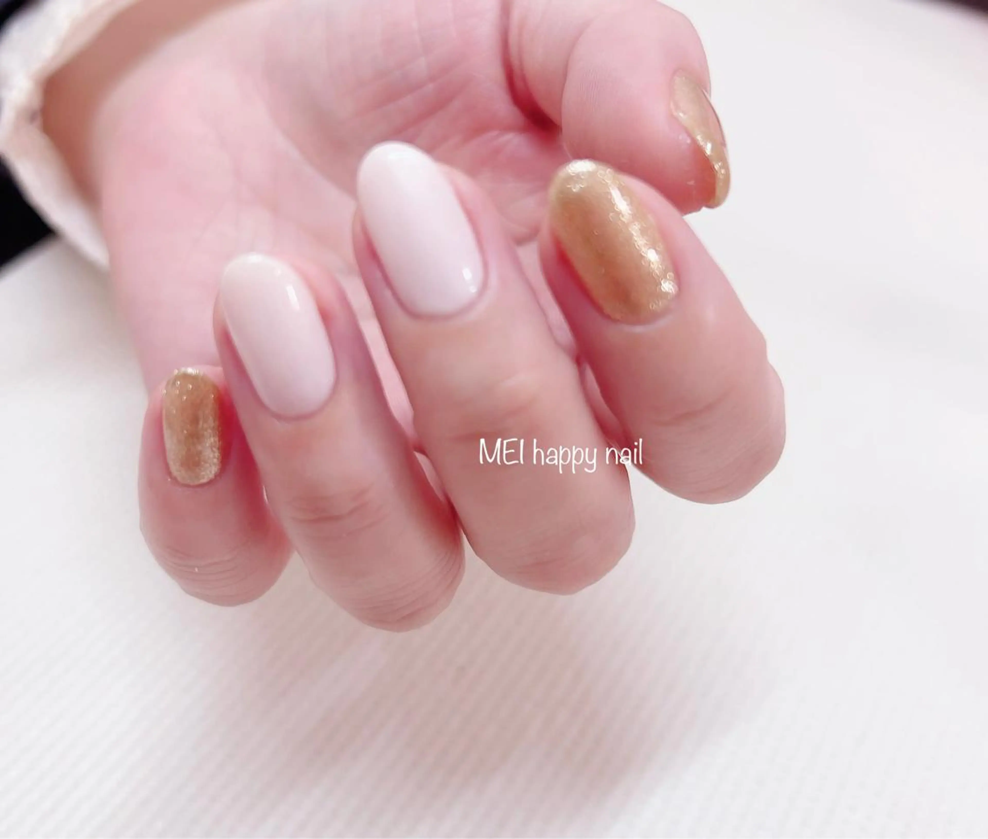 ネイル 北浦和 自爪育成ケアのネイルデザイン