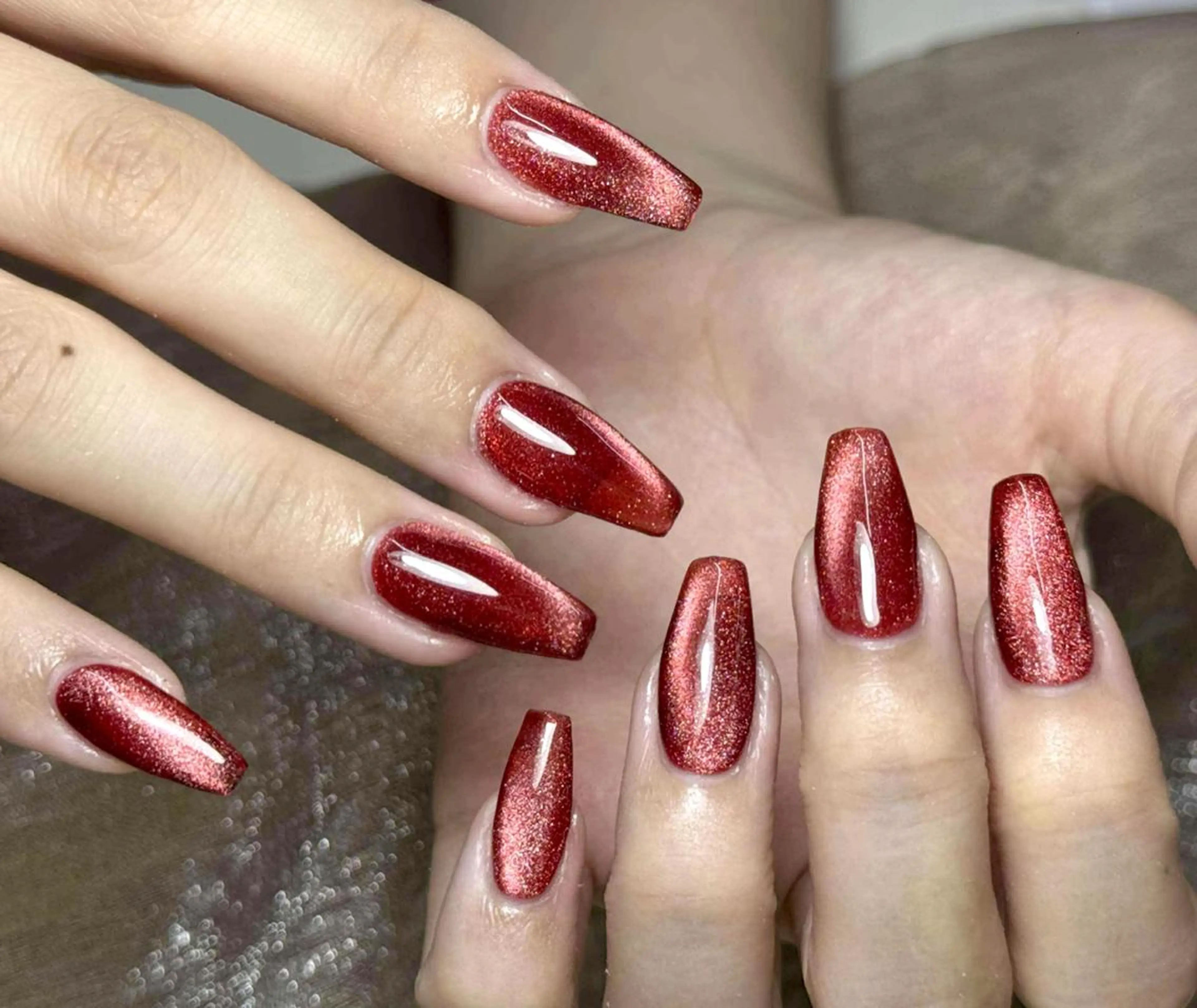 ネイル オーロラネイル ブルー チークネイル フットネイル フレンチネイル ハンドネイル ANA 168 池袋のネイルデザイン