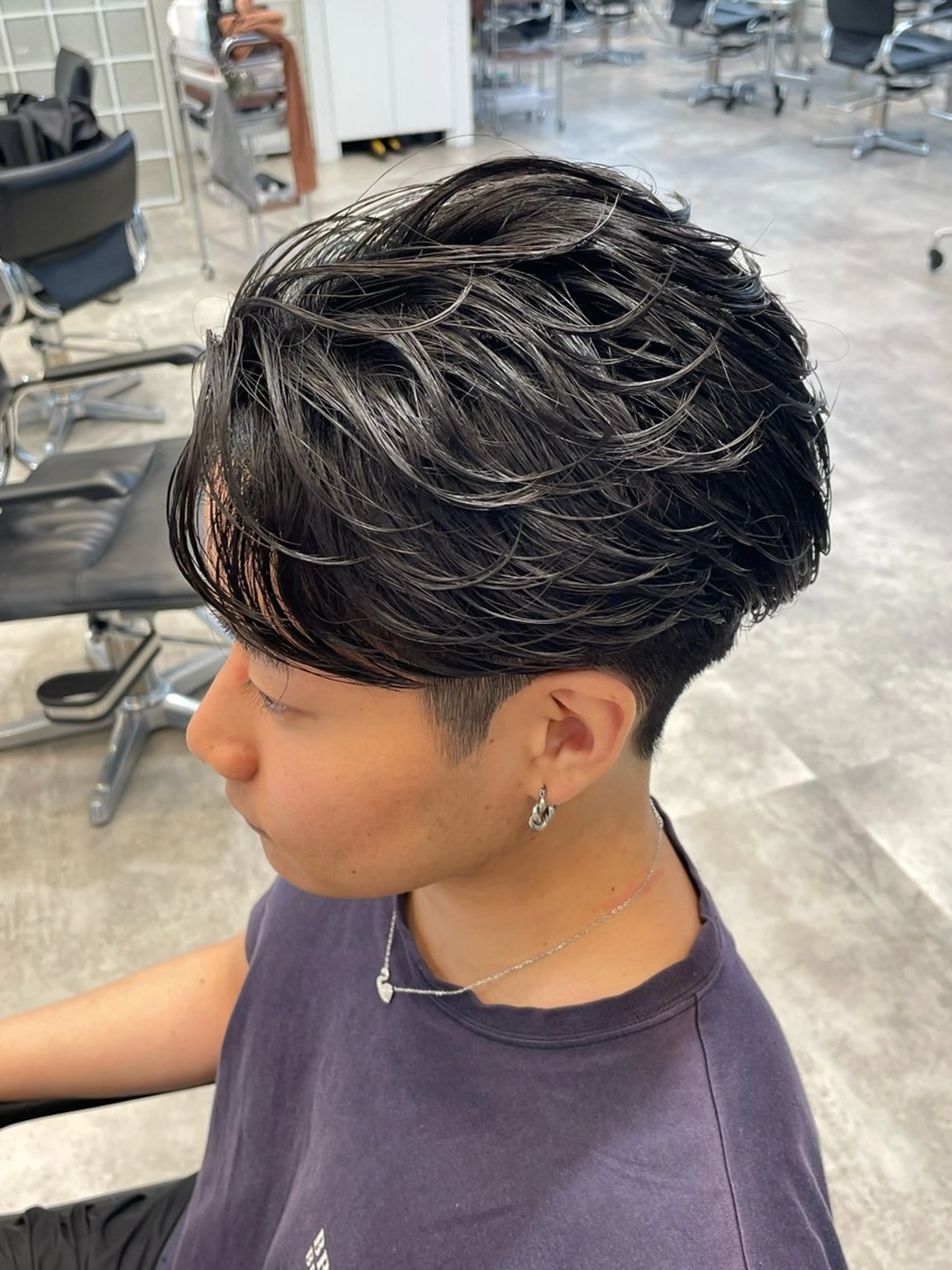 パーマ メンズ カット パーマ fifth 武正 琉生のヘアスタイル