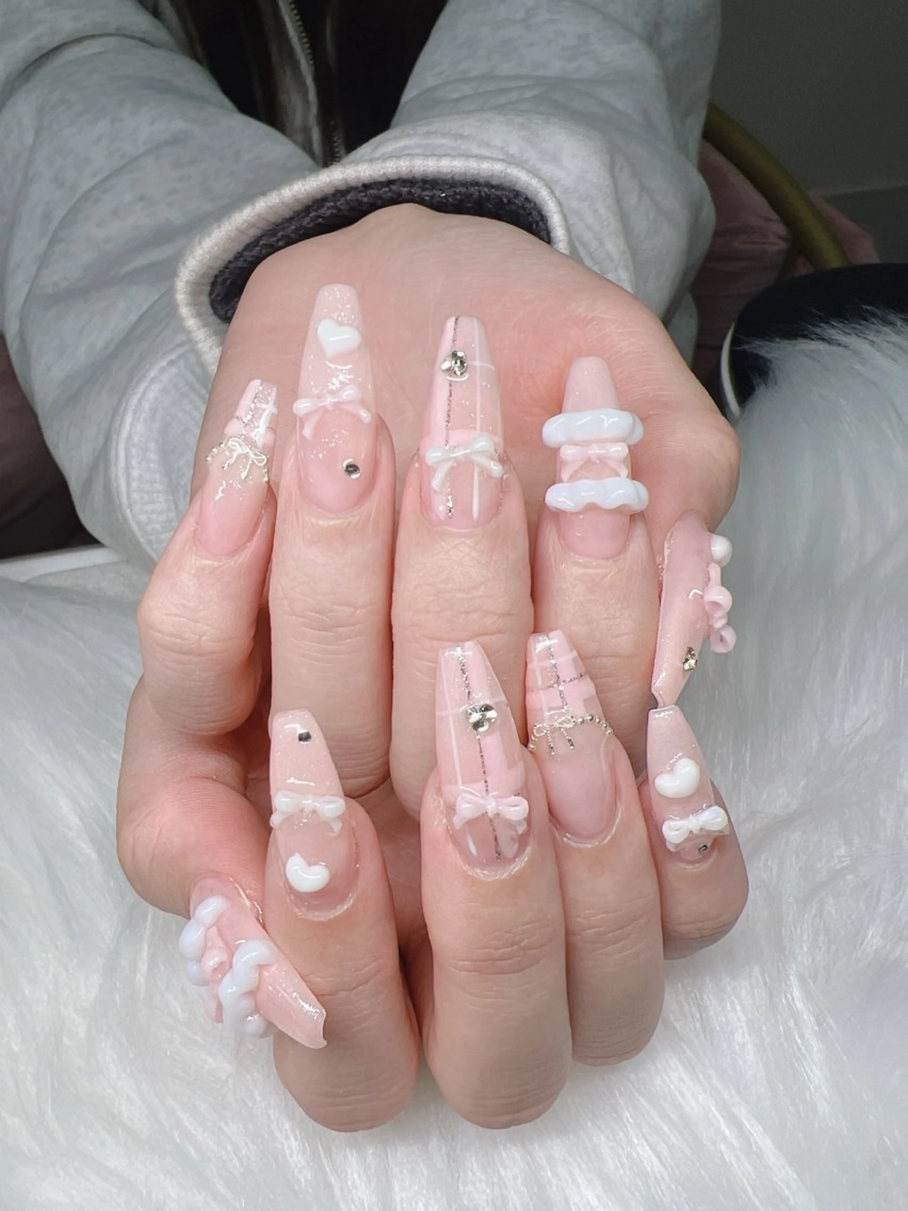 ネイル ハンドネイル Lee Nails チップ長さだし専門店のネイルデザイン