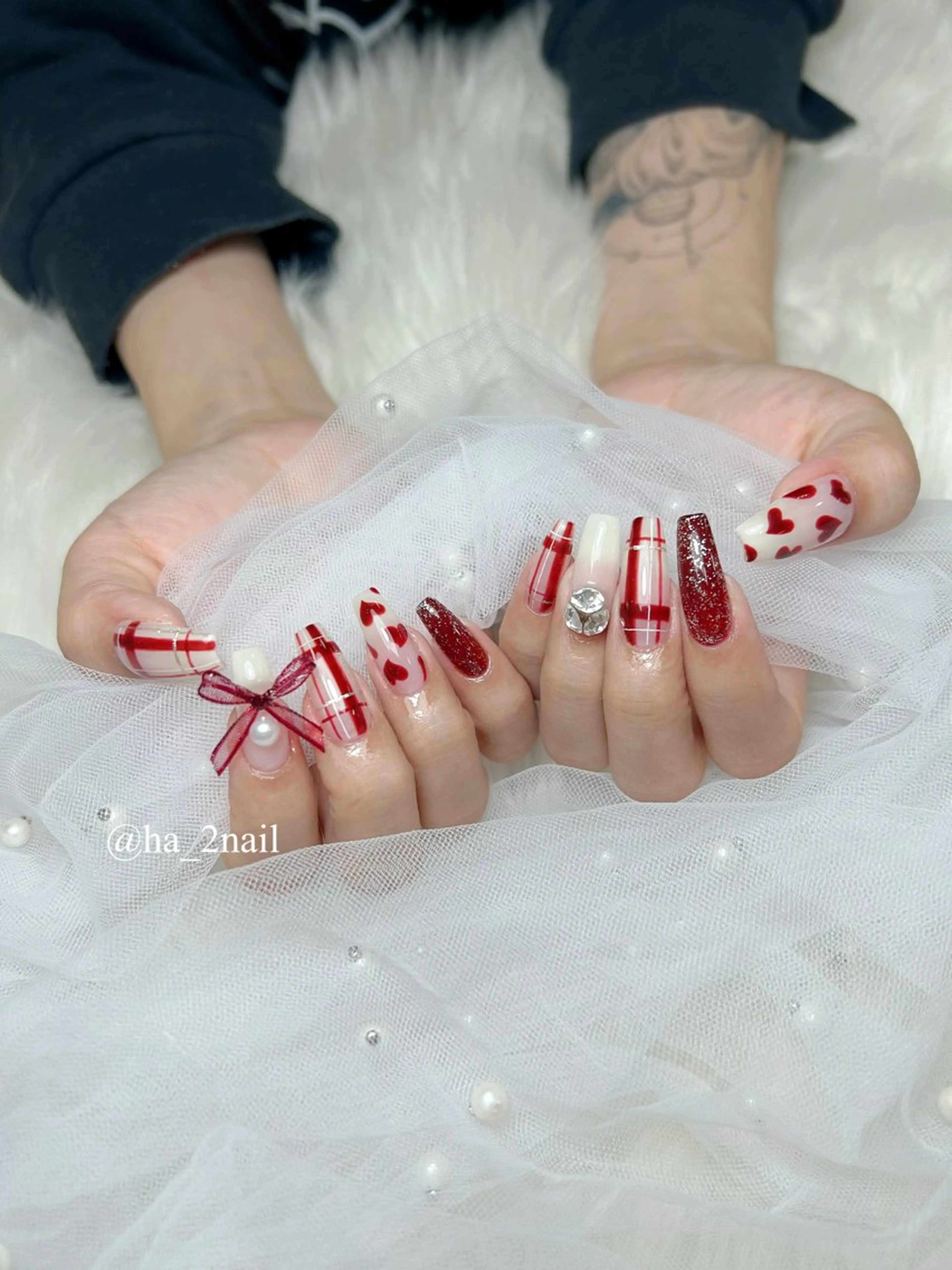 ネイル NAIL and EYELASH ALPHA.所属・ALPHA. 姫繇のネイルデザイン