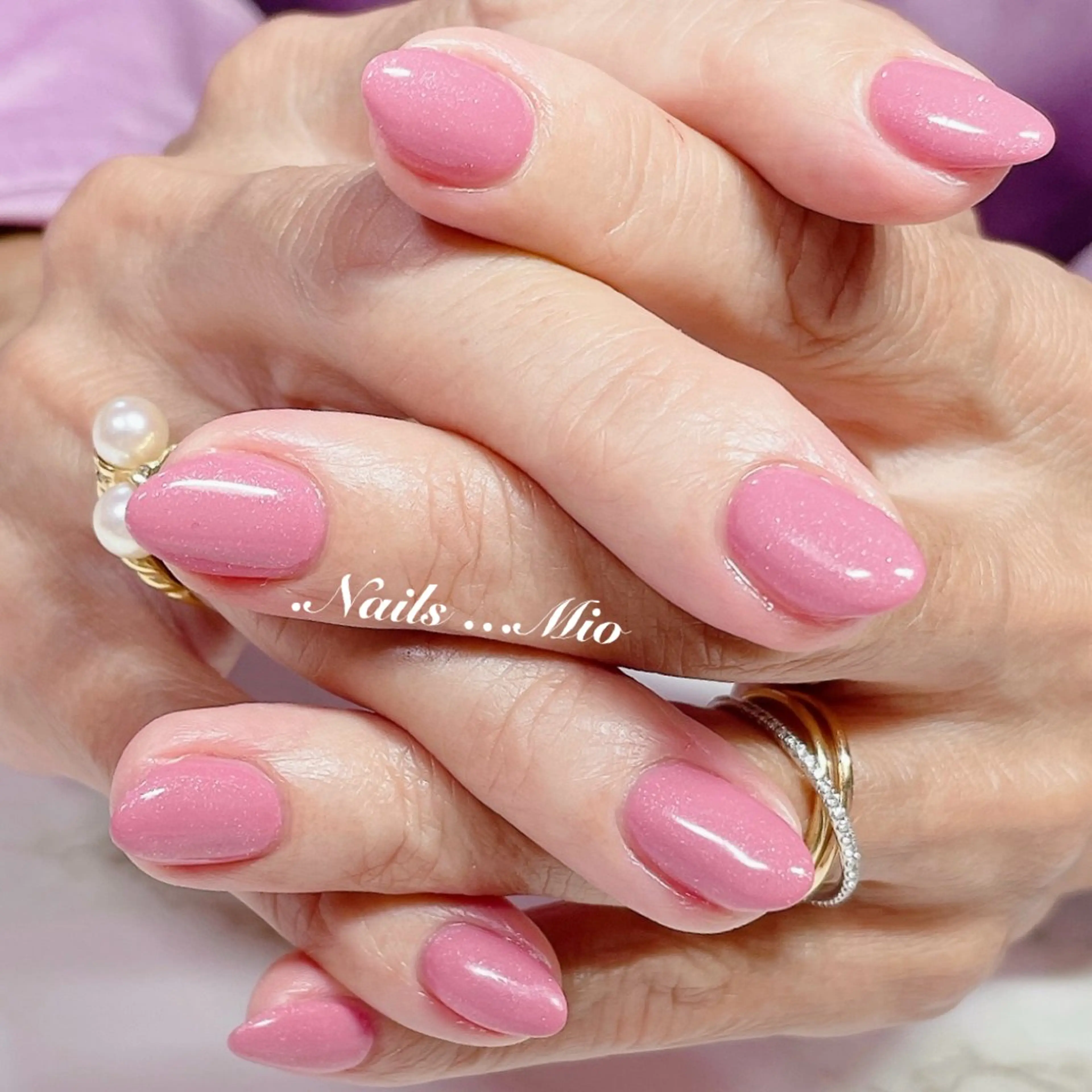 ネイル ジェルネイル ワンカラーネイル .Nails Mio 赤羽西ネイルサロンのネイルデザイン