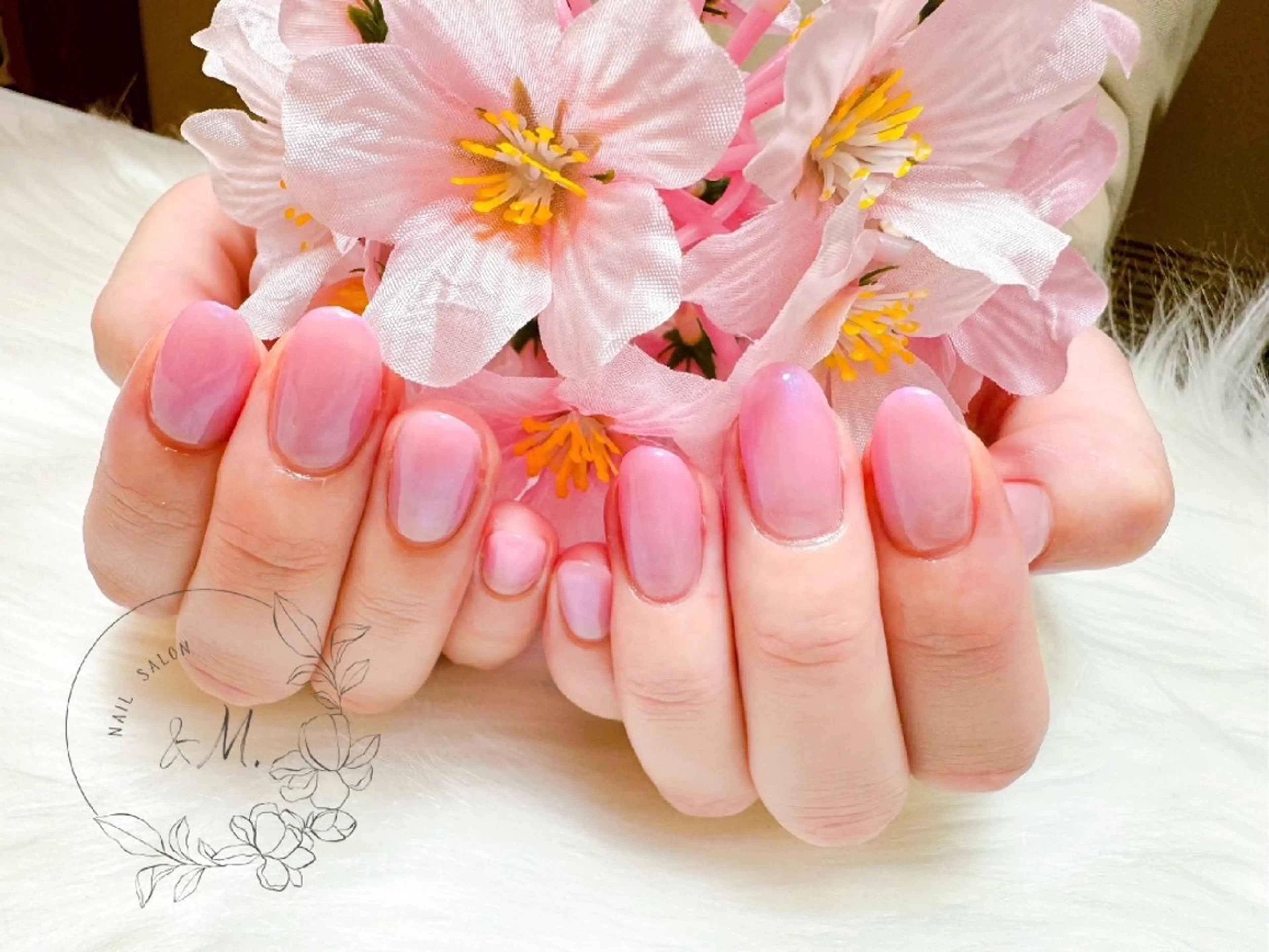 ネイル ワンカラーネイル ハンドネイル Nail salon &M.のネイルデザイン