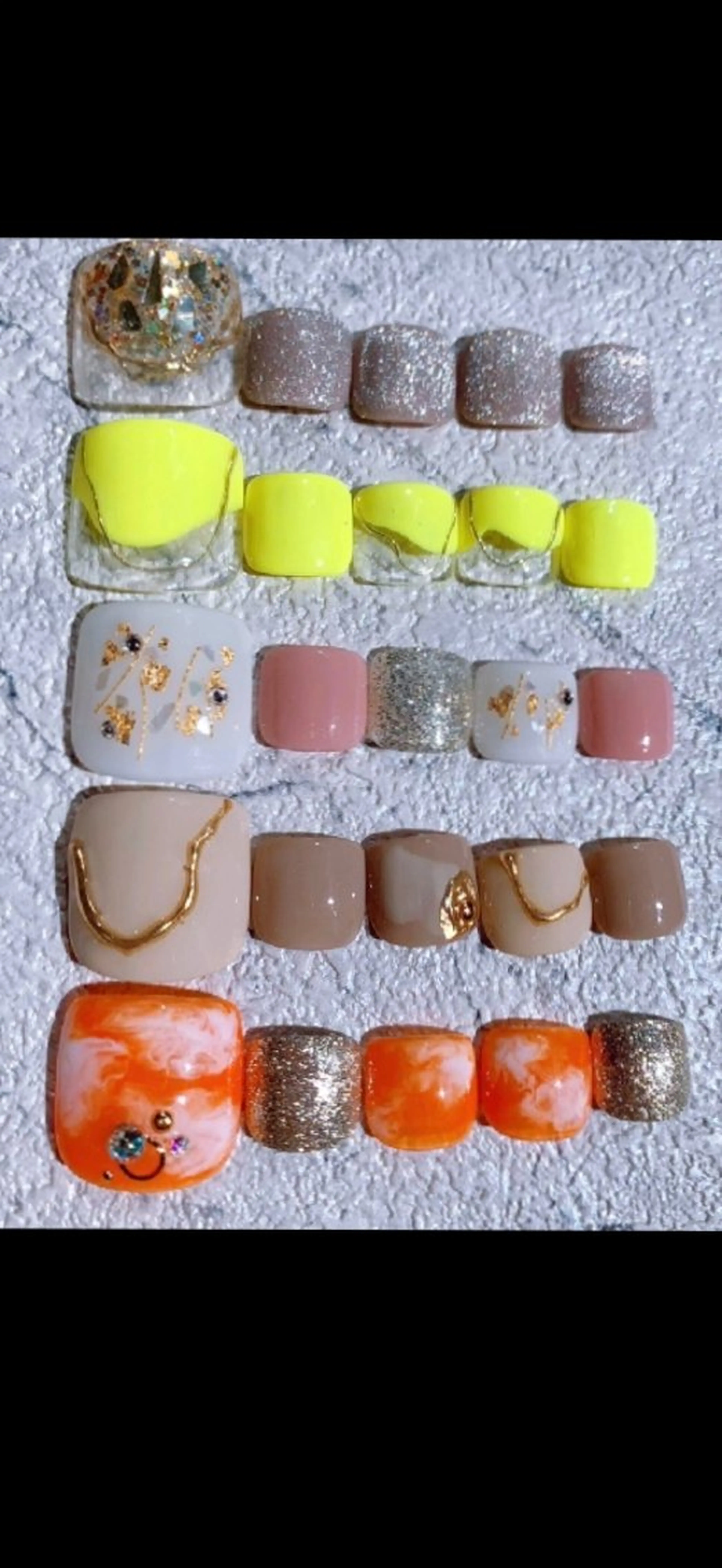 ネイル フットネイル ビューコフレ　久米川本店所属・ビューコフレ 奥原のネイルデザイン