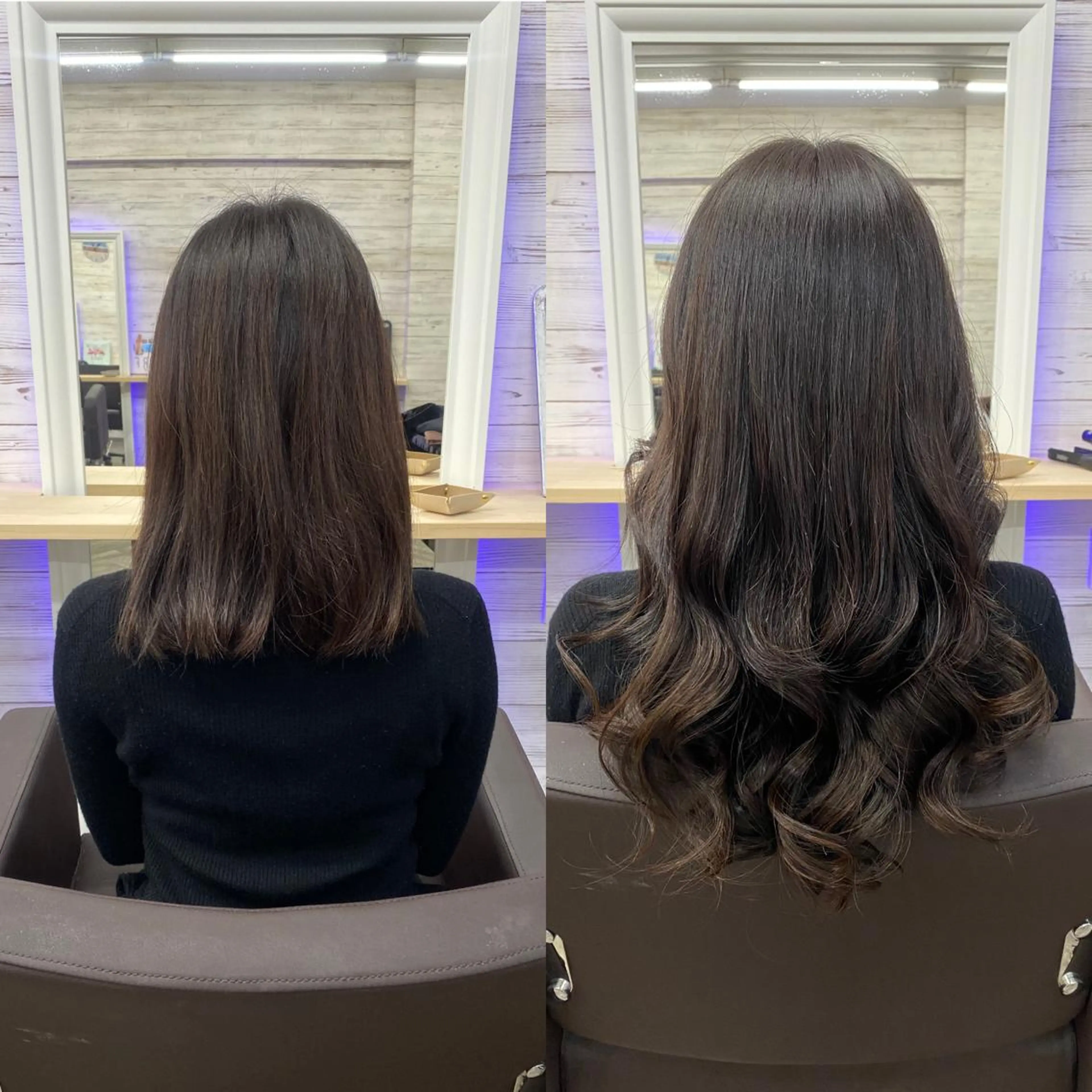 ロング カラー ヘアアレンジ ショートボブ 編み込みエクステ シールエクステ バレイヤージュ ベージュカラー LAVENDIA Azabu所属・LAVENDIA 初音のヘアスタイル